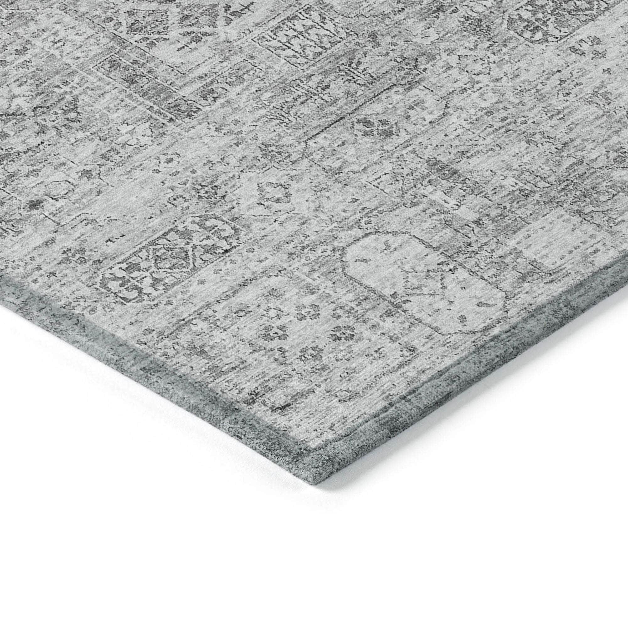 Machine Made ACN611 Gray Rugs