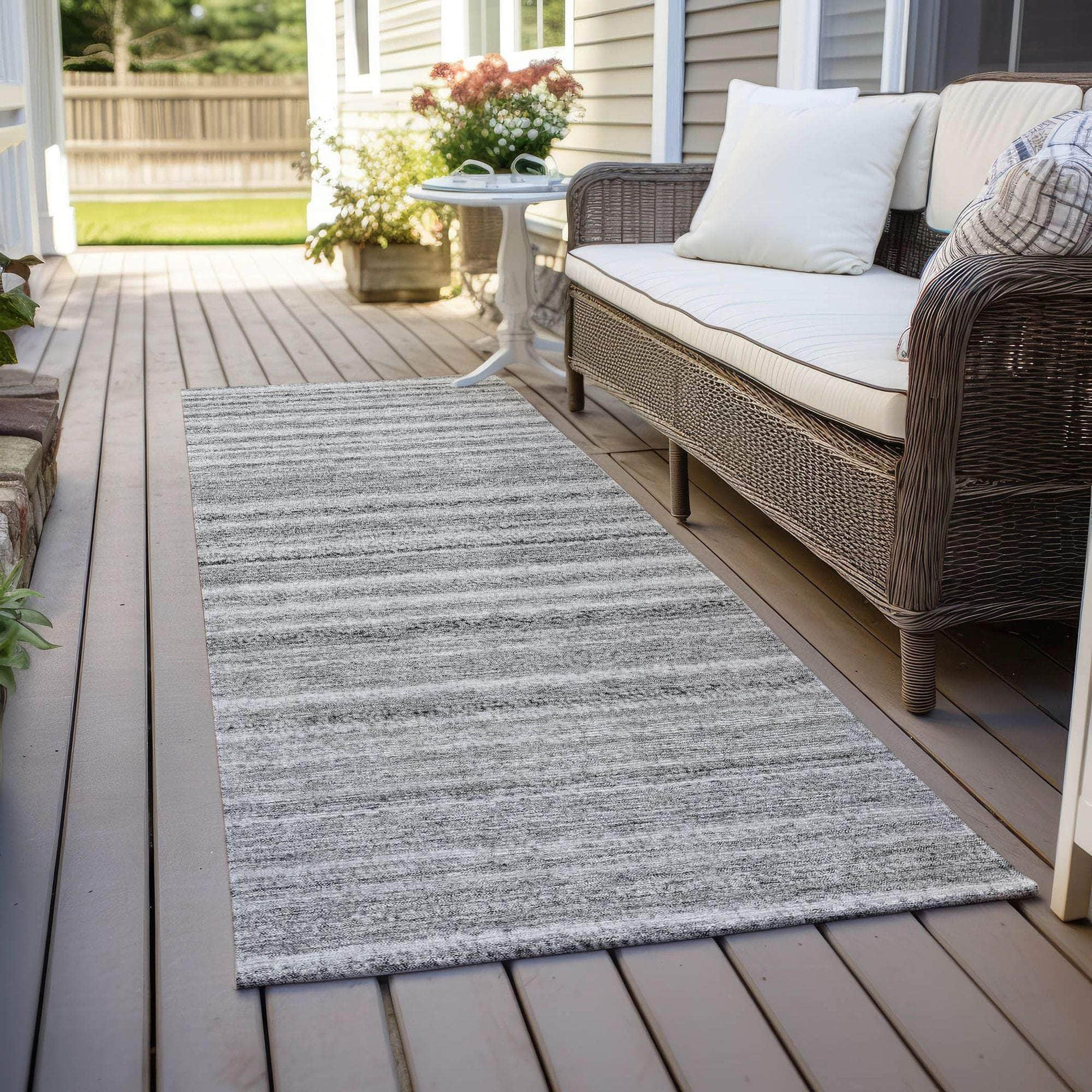 Machine Made ACN598 Gray Rugs
