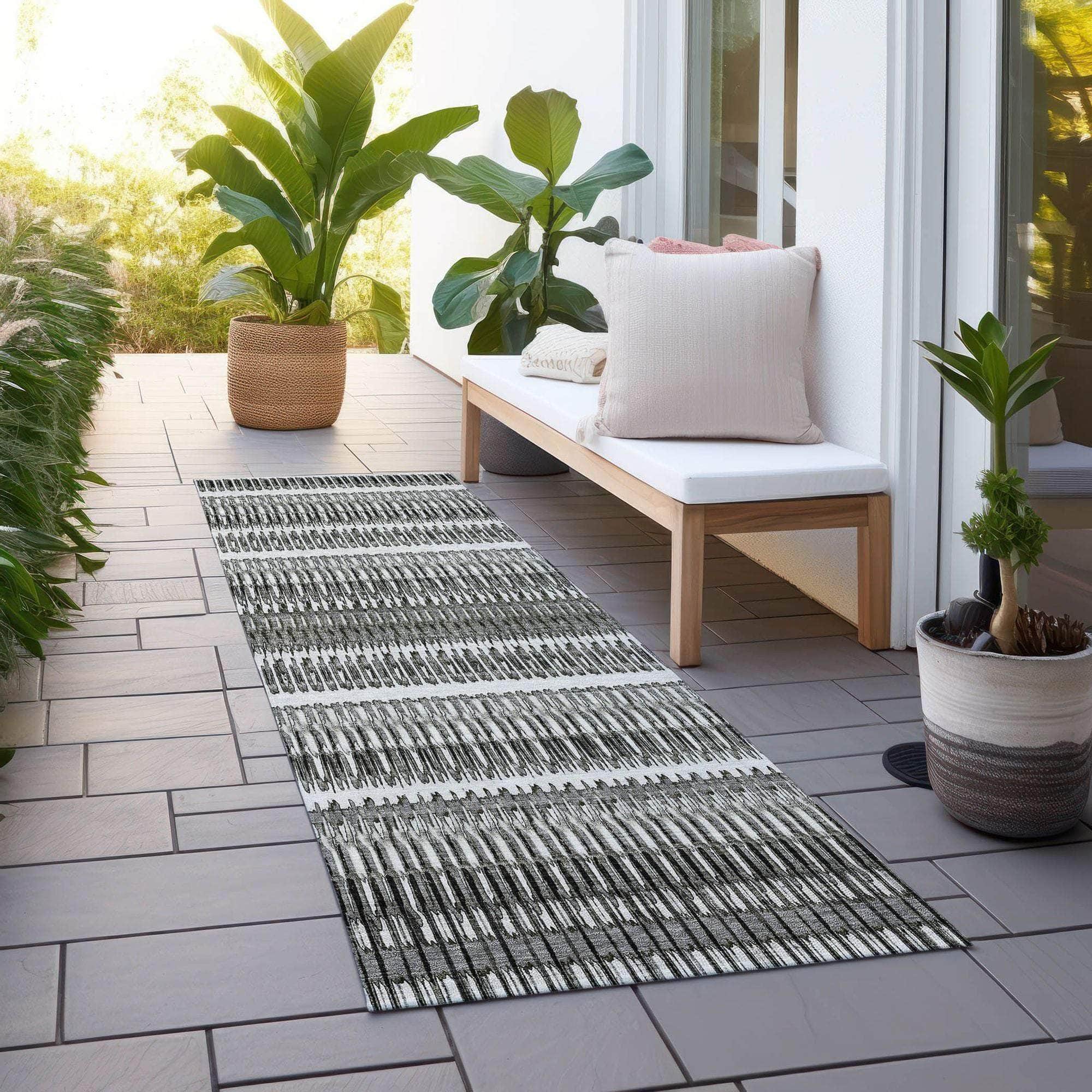 Machine Made ACN589 Gray Rugs
