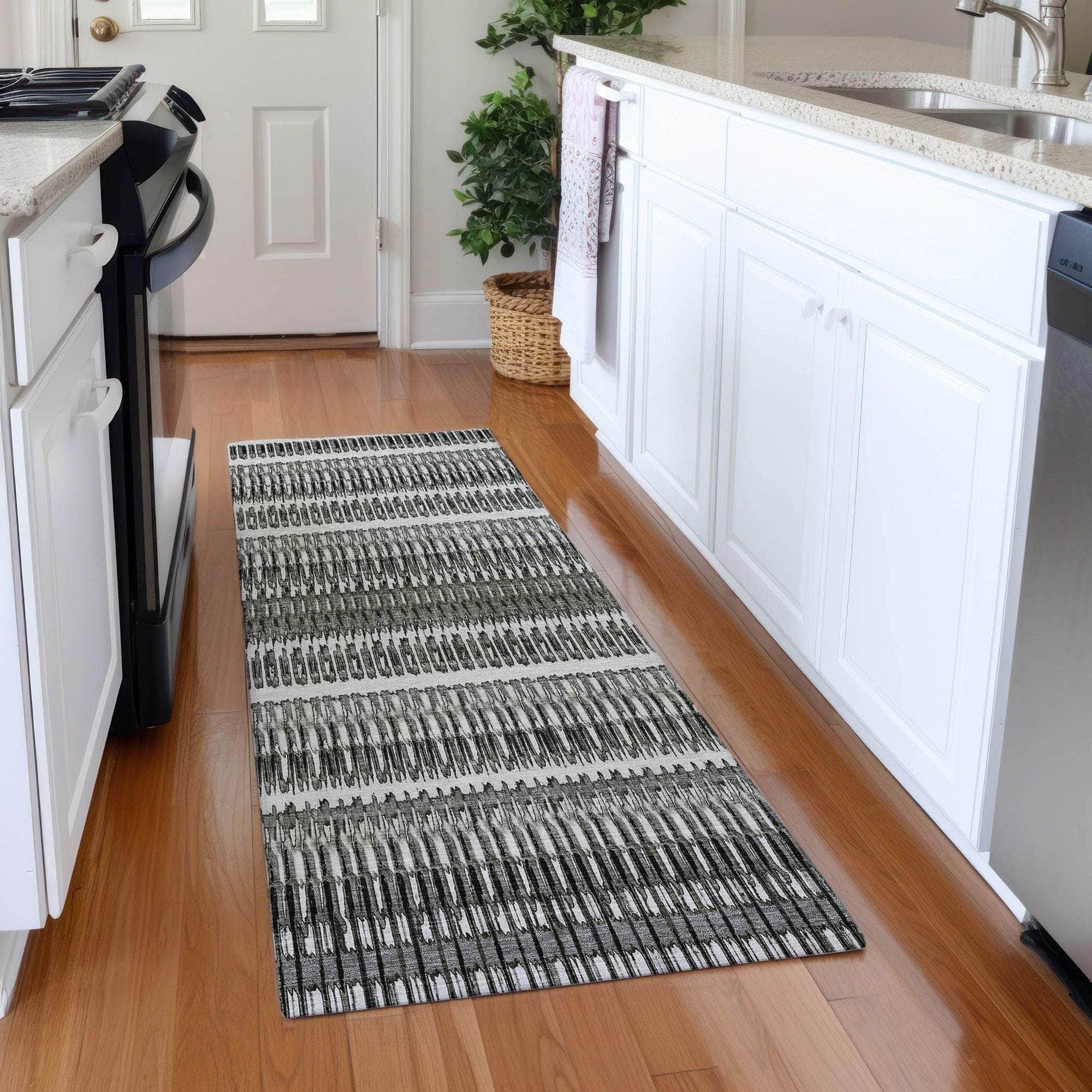 Machine Made ACN589 Gray Rugs