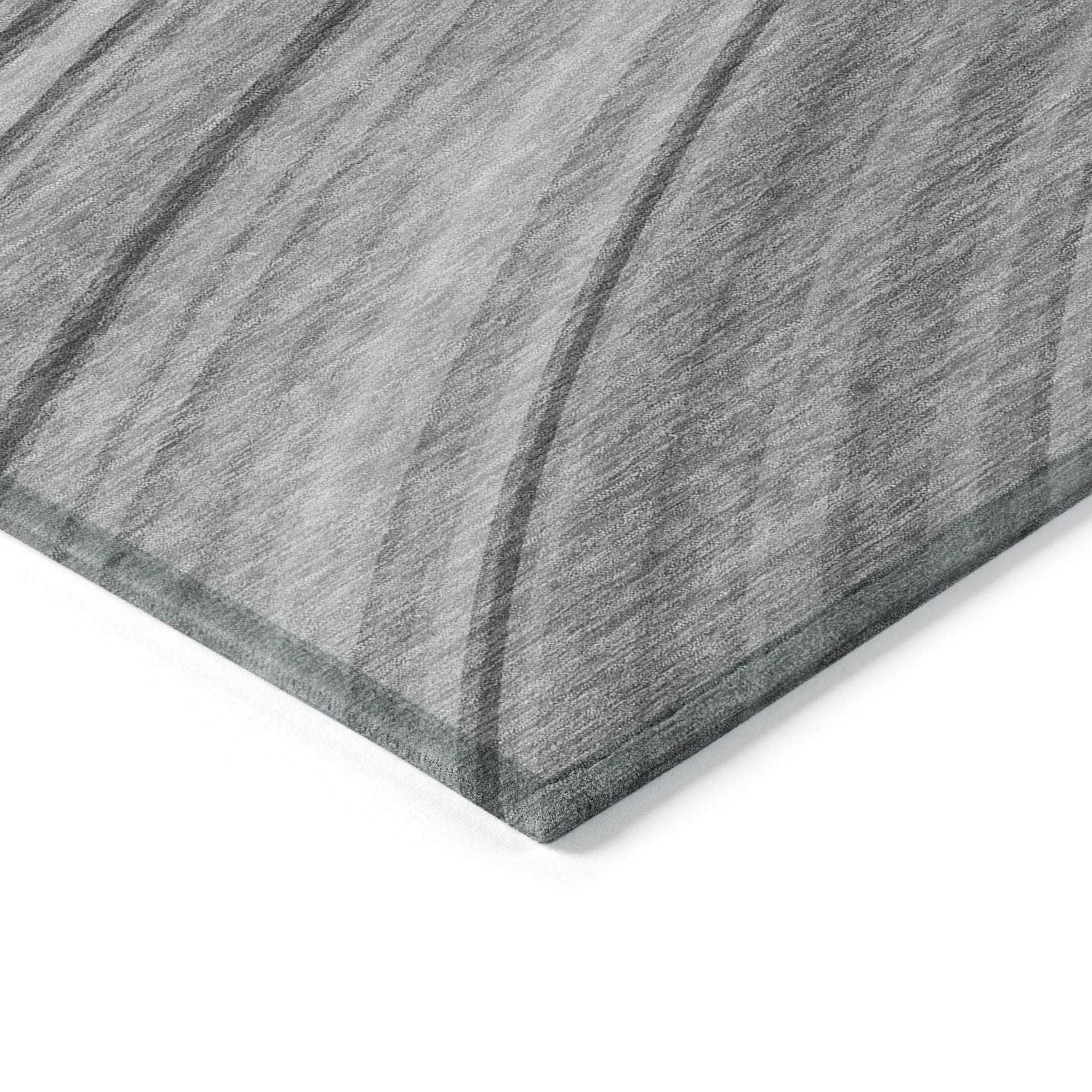 Machine Made ACN585 Gray Rugs