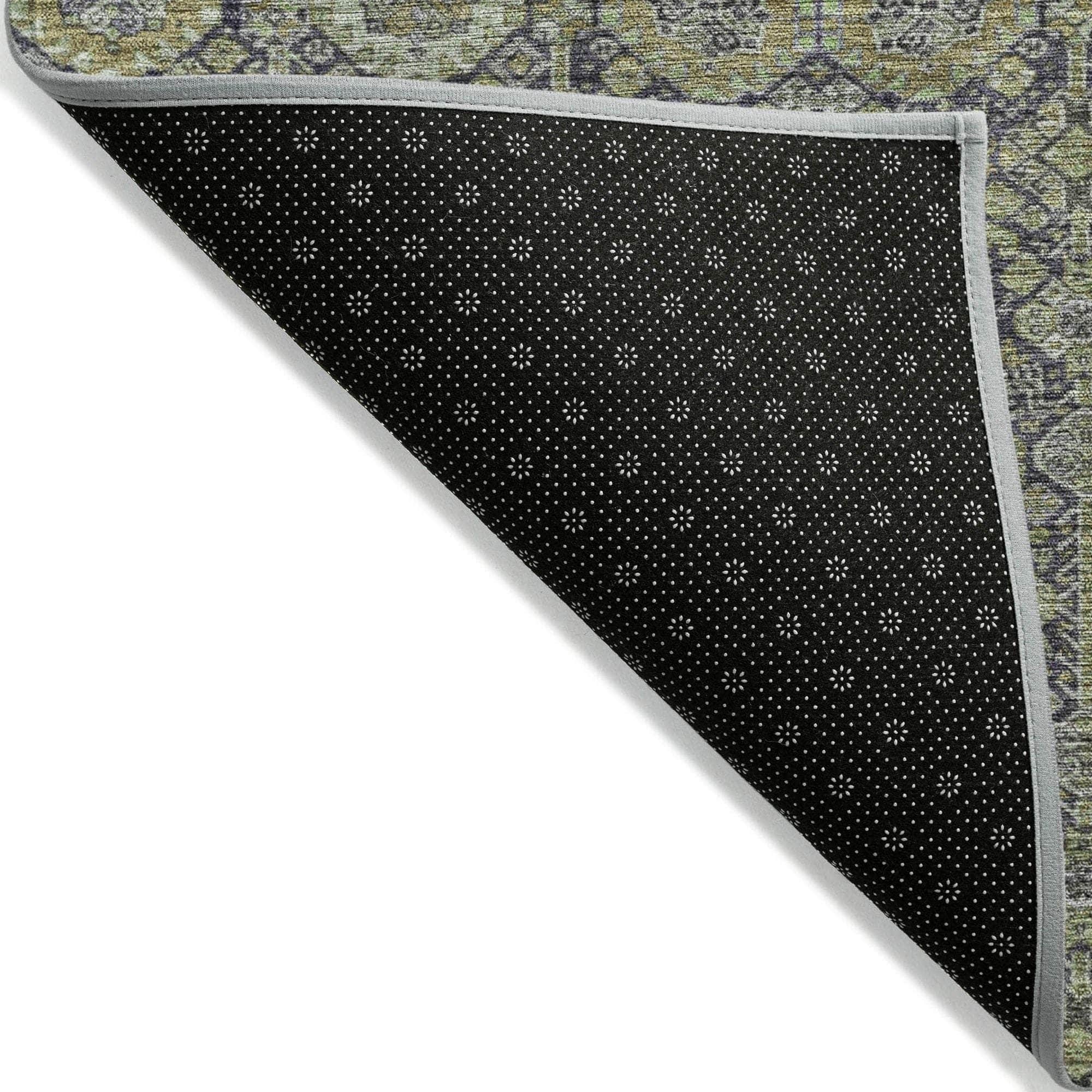 Machine Made ACN574 Green Rugs