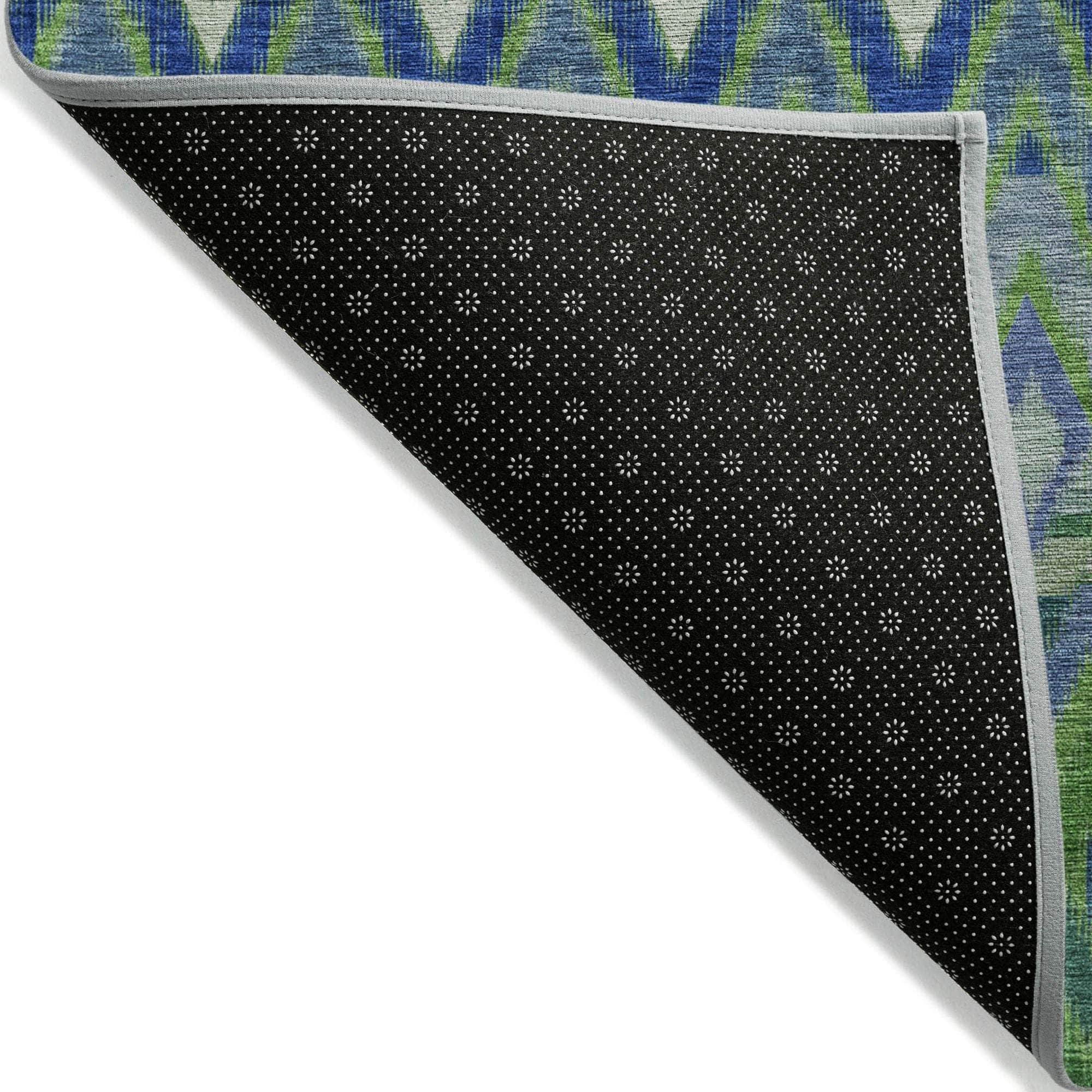 Machine Made ACN617 Green Rugs
