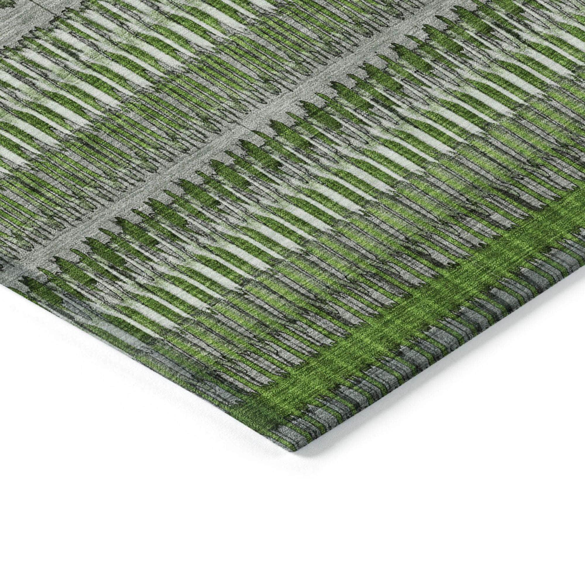 Machine Made ACN589 Green Rugs