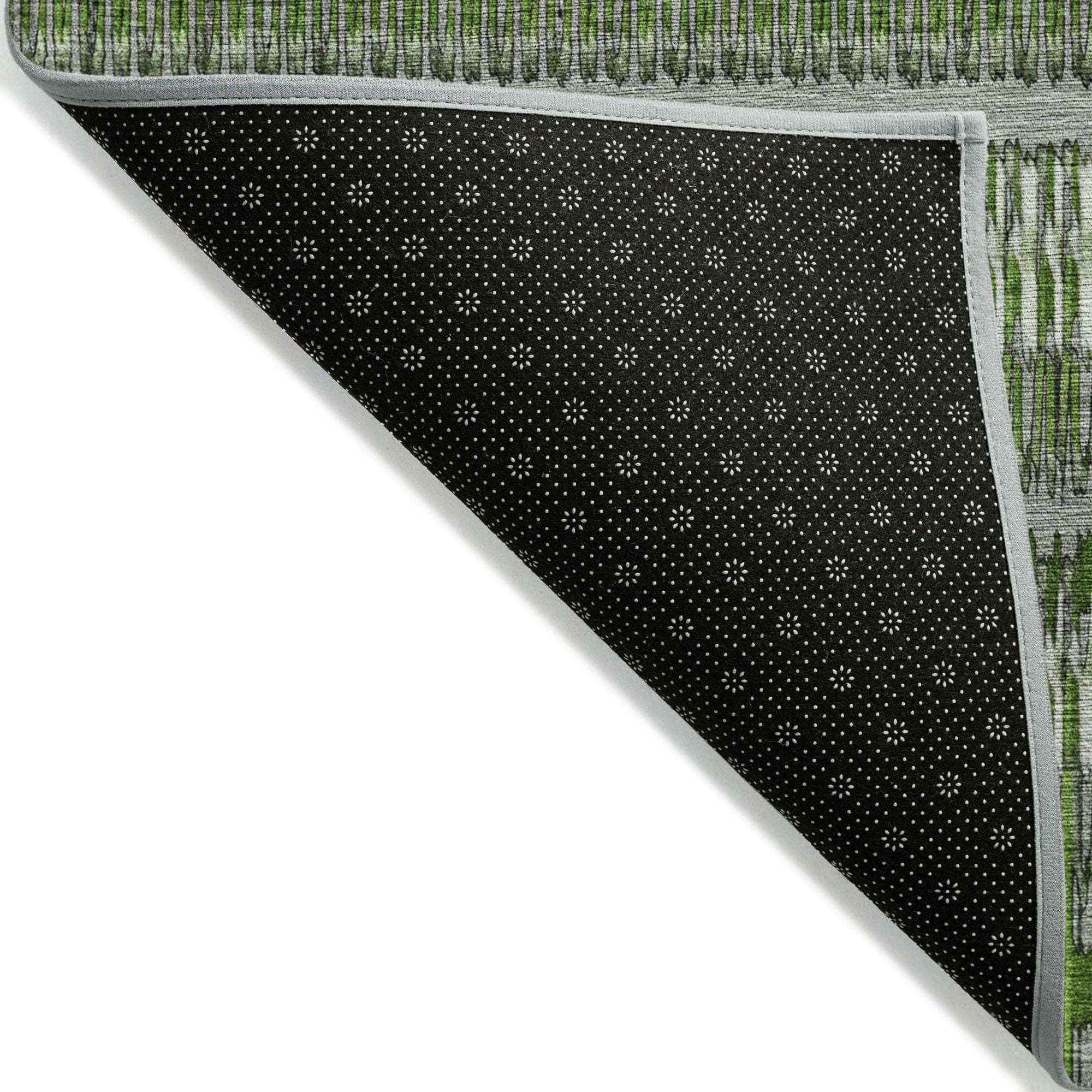 Machine Made ACN589 Green Rugs