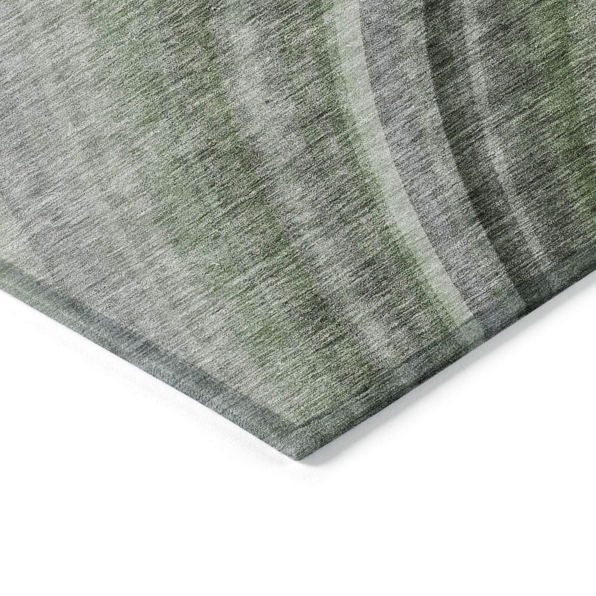 Machine Made ACN584 Green Rugs