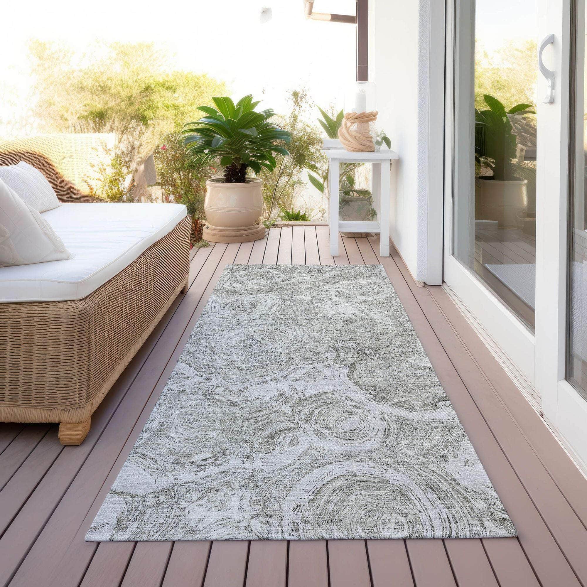 Machine Made ACN579 Ivory Rugs