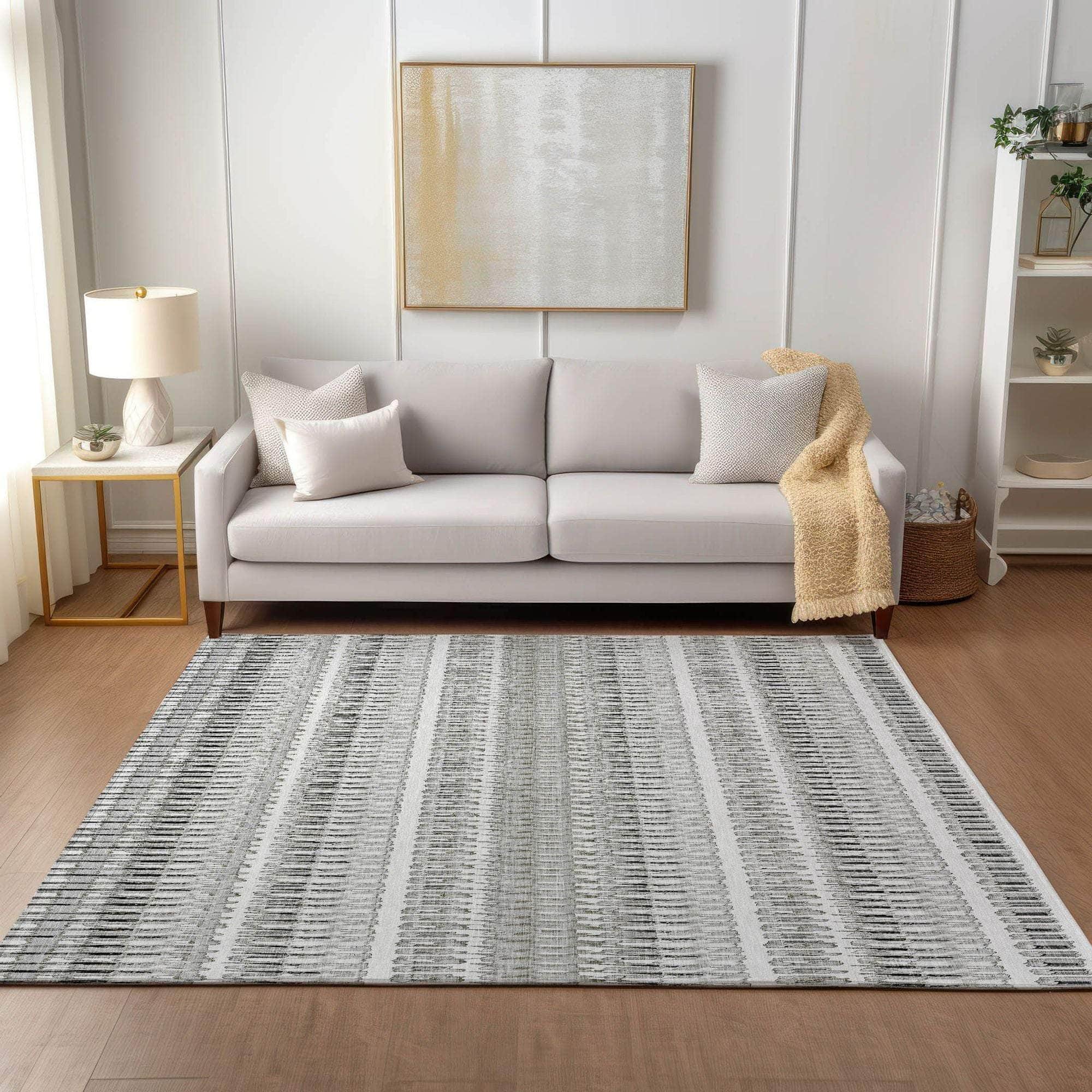 Machine Made ACN589 Ivory Rugs