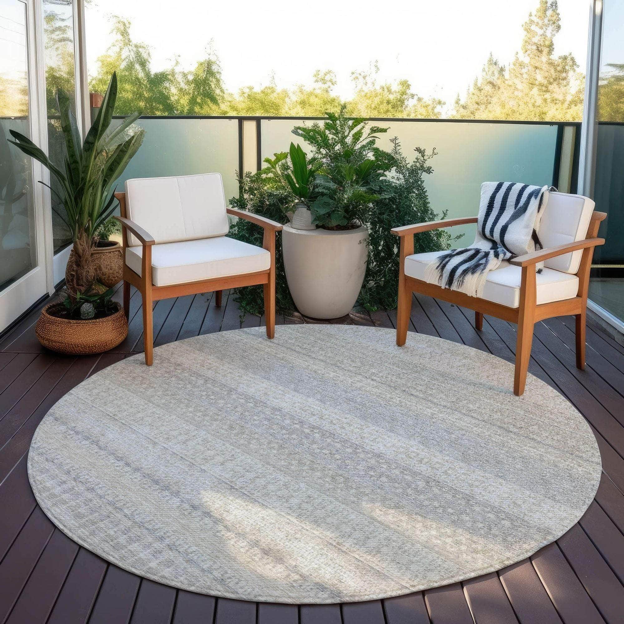 Machine Made ACN576 Ivory Rugs