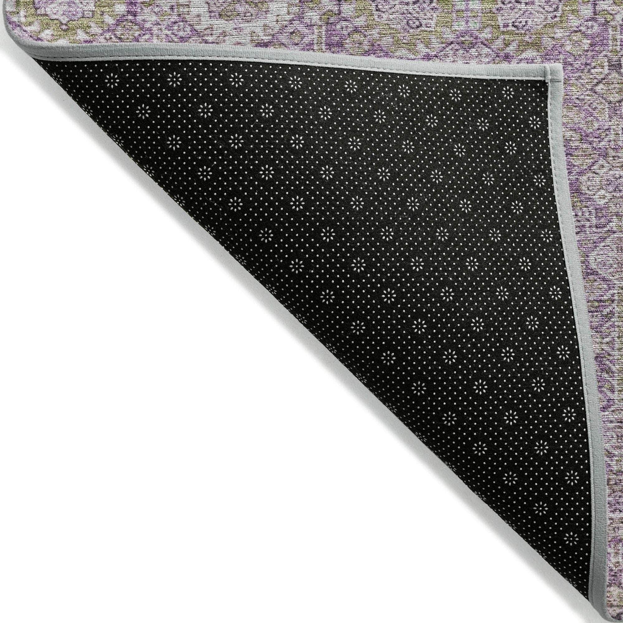 Machine Made ACN574 Lavender Purple Rugs
