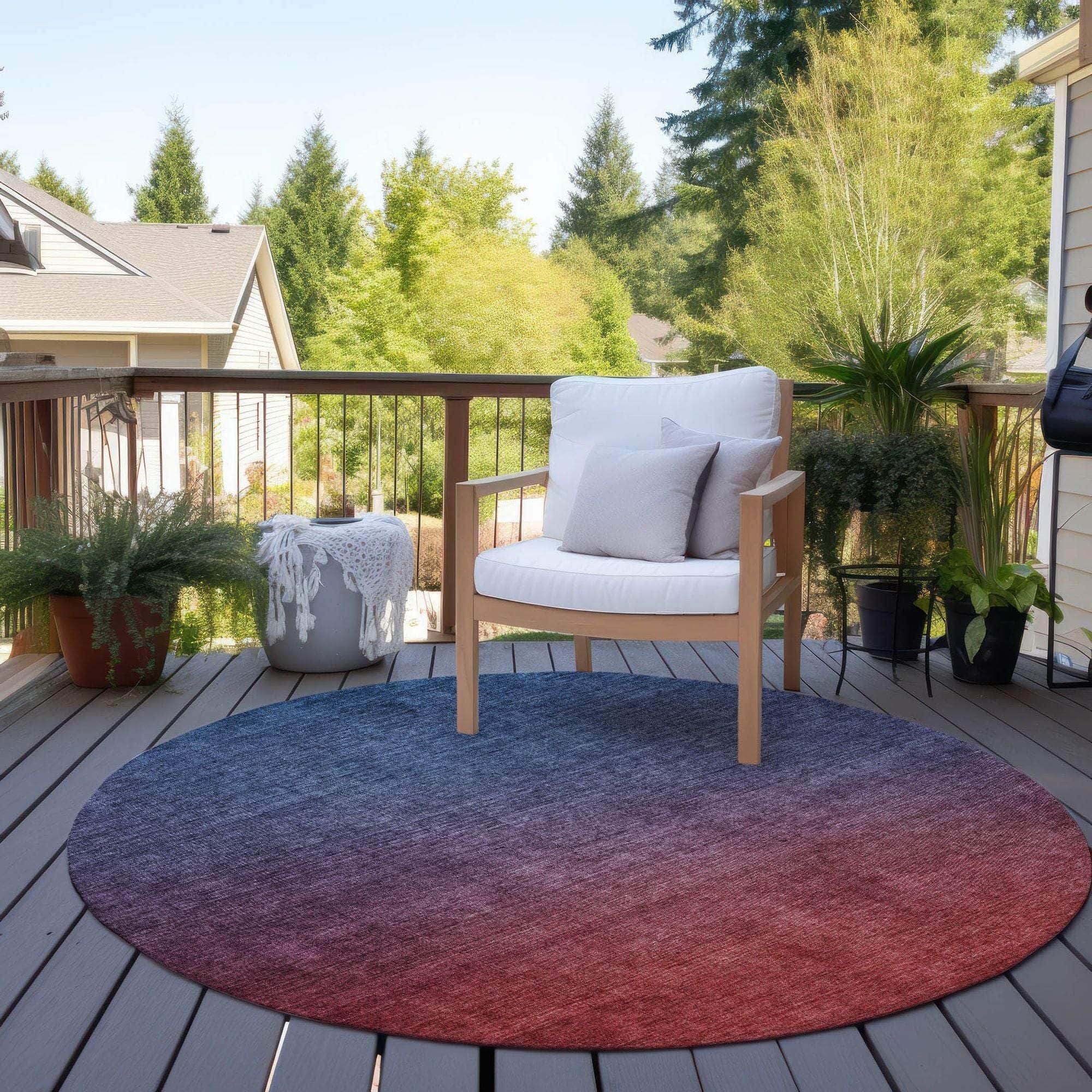 Machine Made ACN587 Navy Blue Rugs