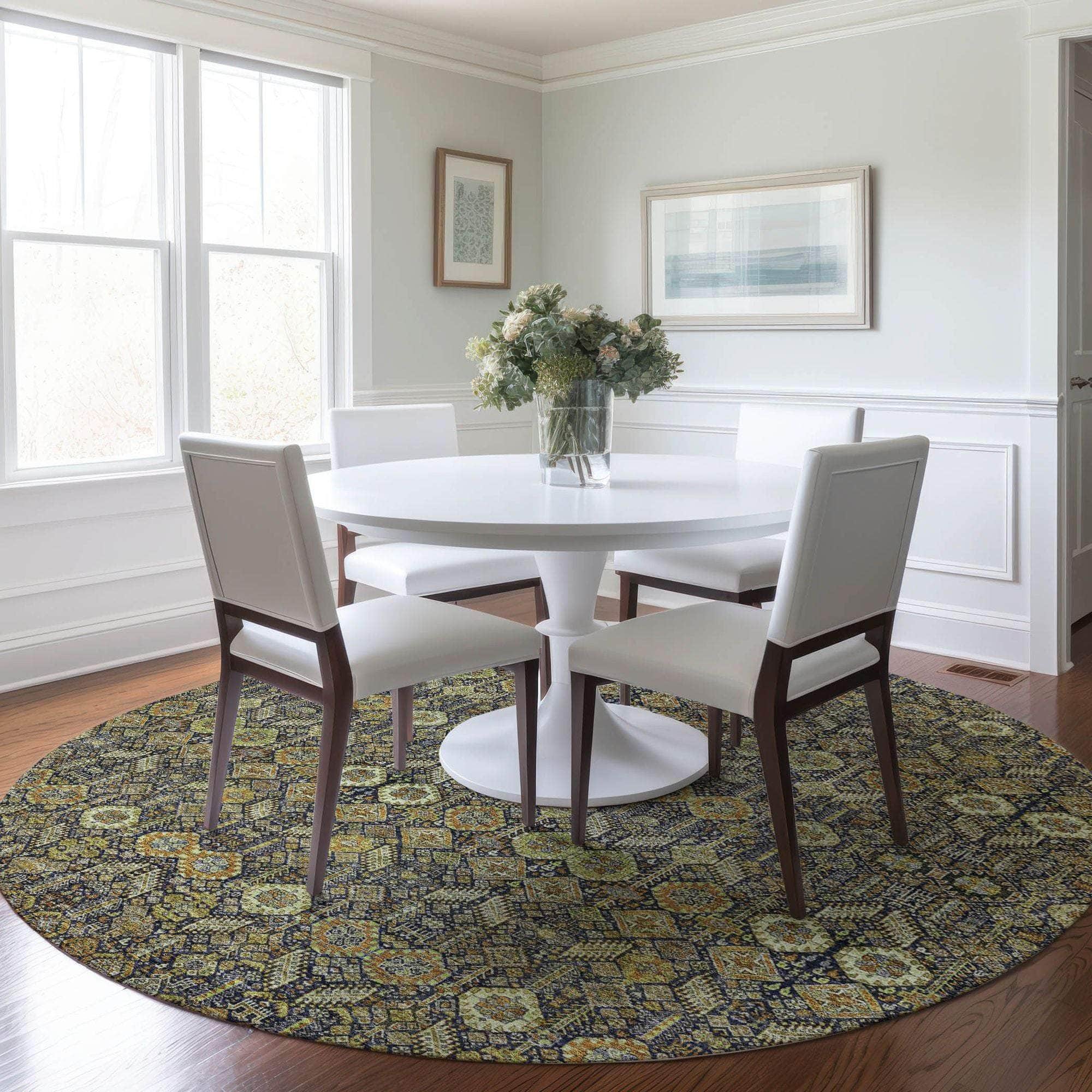 Machine Made ACN574 Paprika Orange Rugs