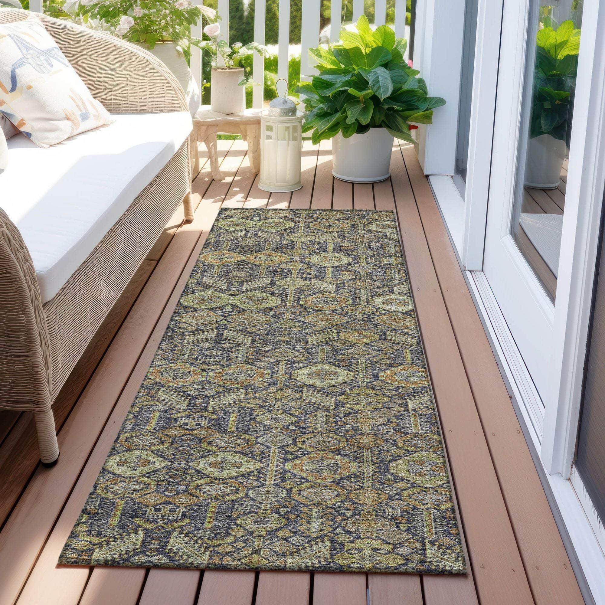 Machine Made ACN574 Paprika Orange Rugs