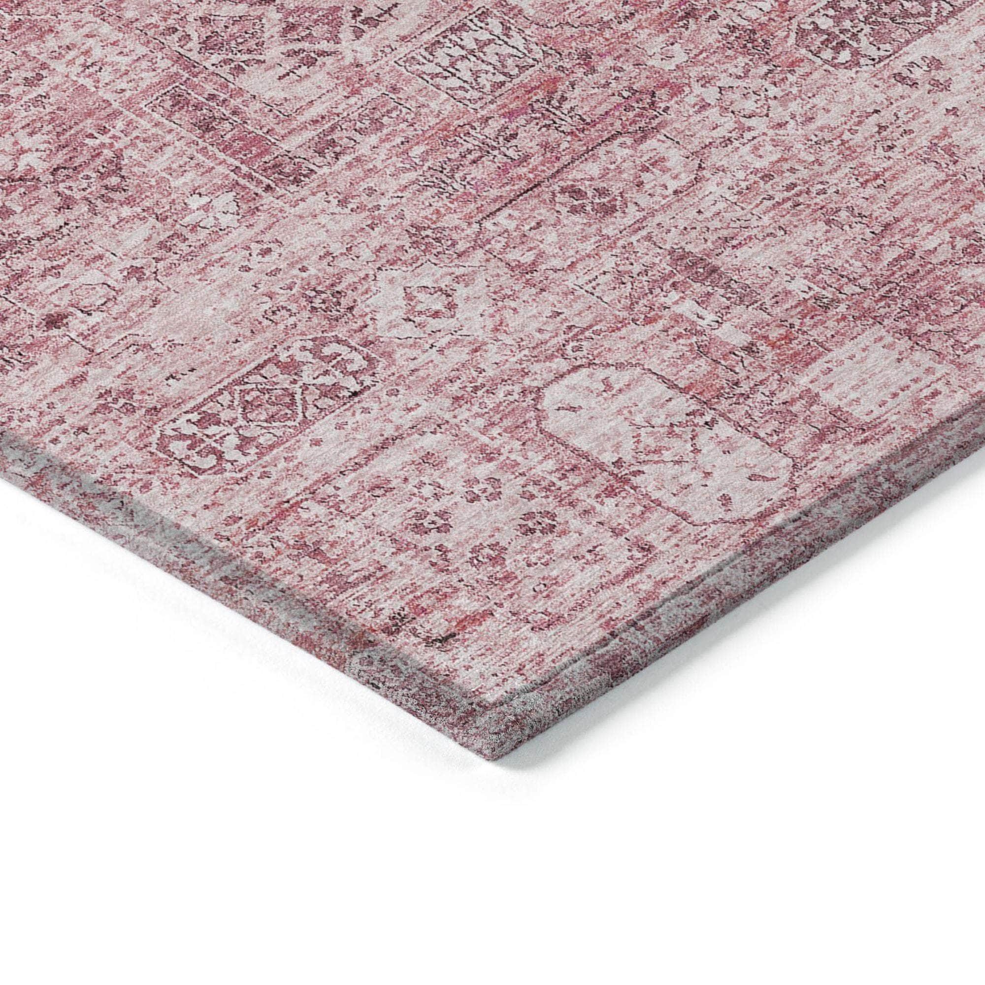 Machine Made ACN611 Pink Rugs