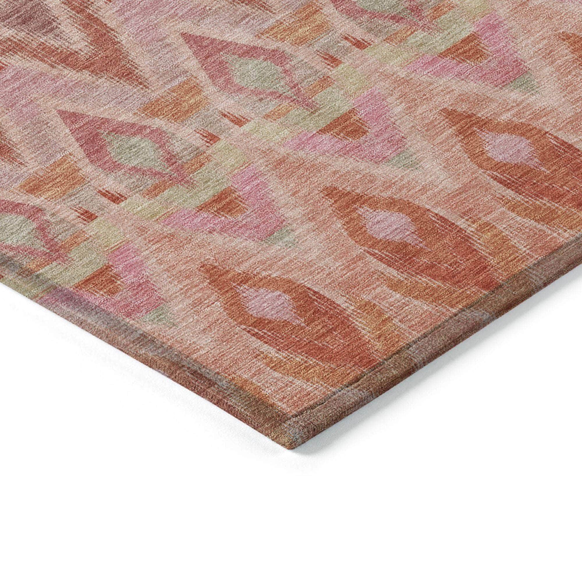 Machine Made ACN617 Pink Rugs