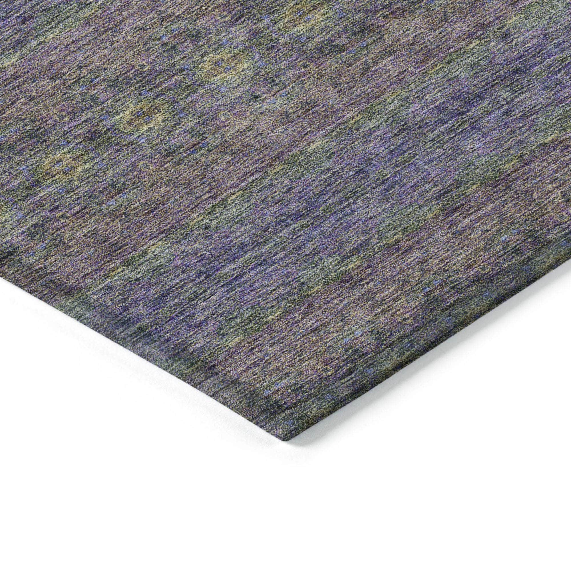 Machine Made ACN615 Purple Rugs