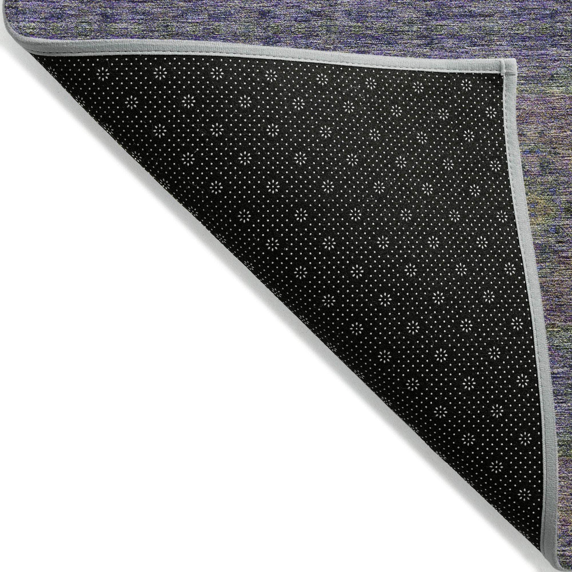 Machine Made ACN615 Purple Rugs