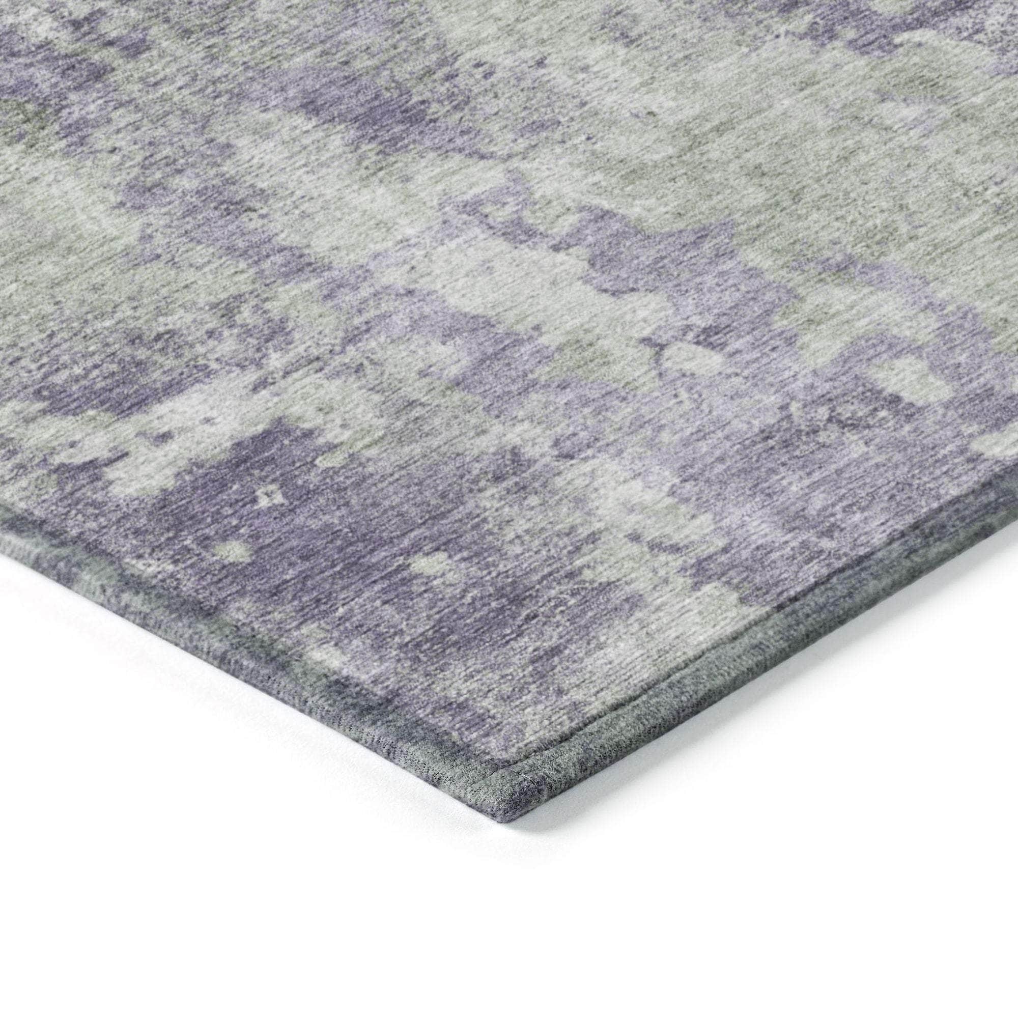 Machine Made ACN573 Purple Rugs