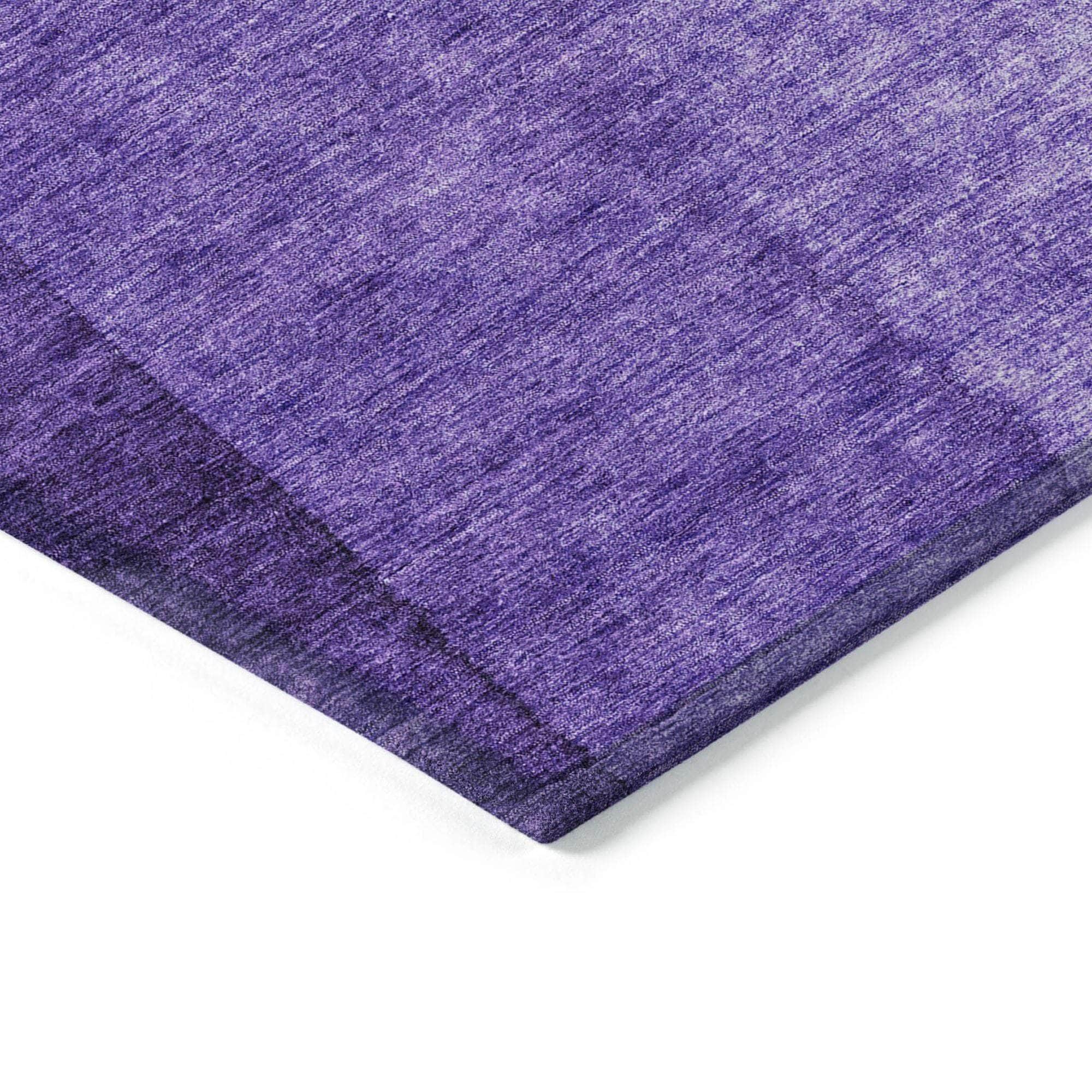 Machine Made ACN625 Purple Rugs