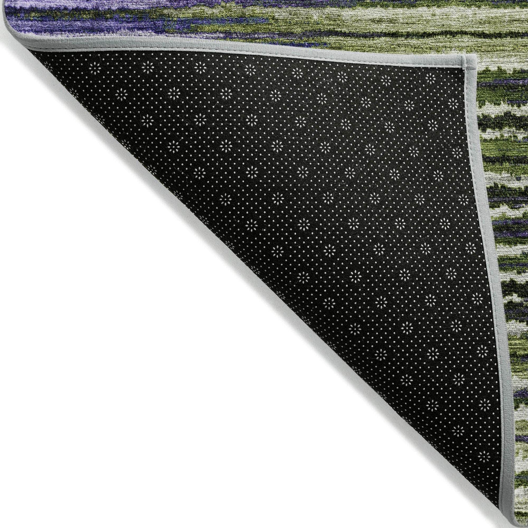 Machine Made ACN604 Purple Rugs