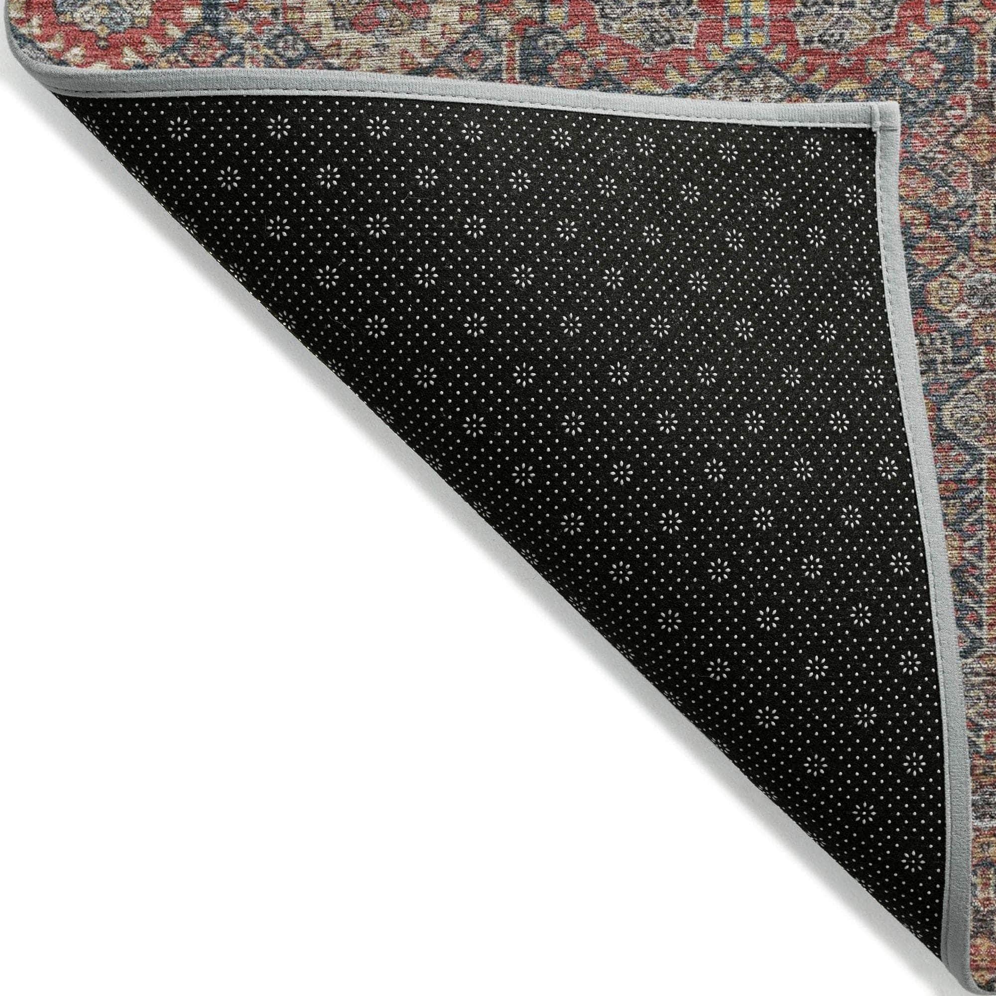 Machine Made ACN574 Red Rugs
