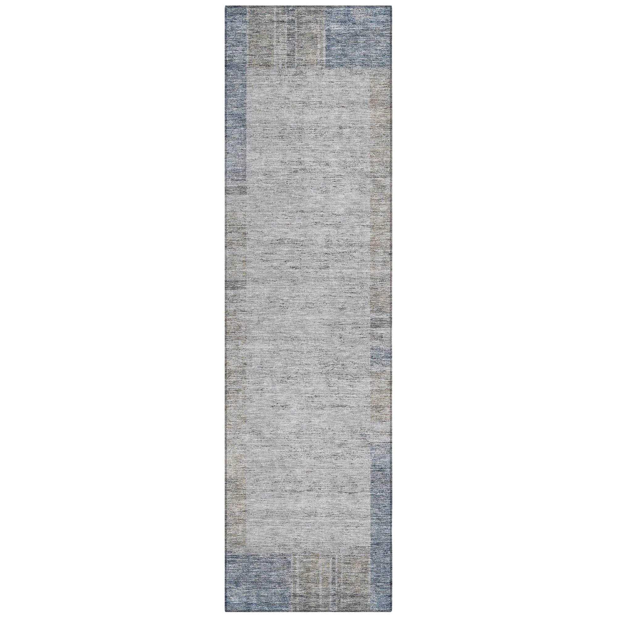 Machine Made ACN695 Taupe Brown Rugs
