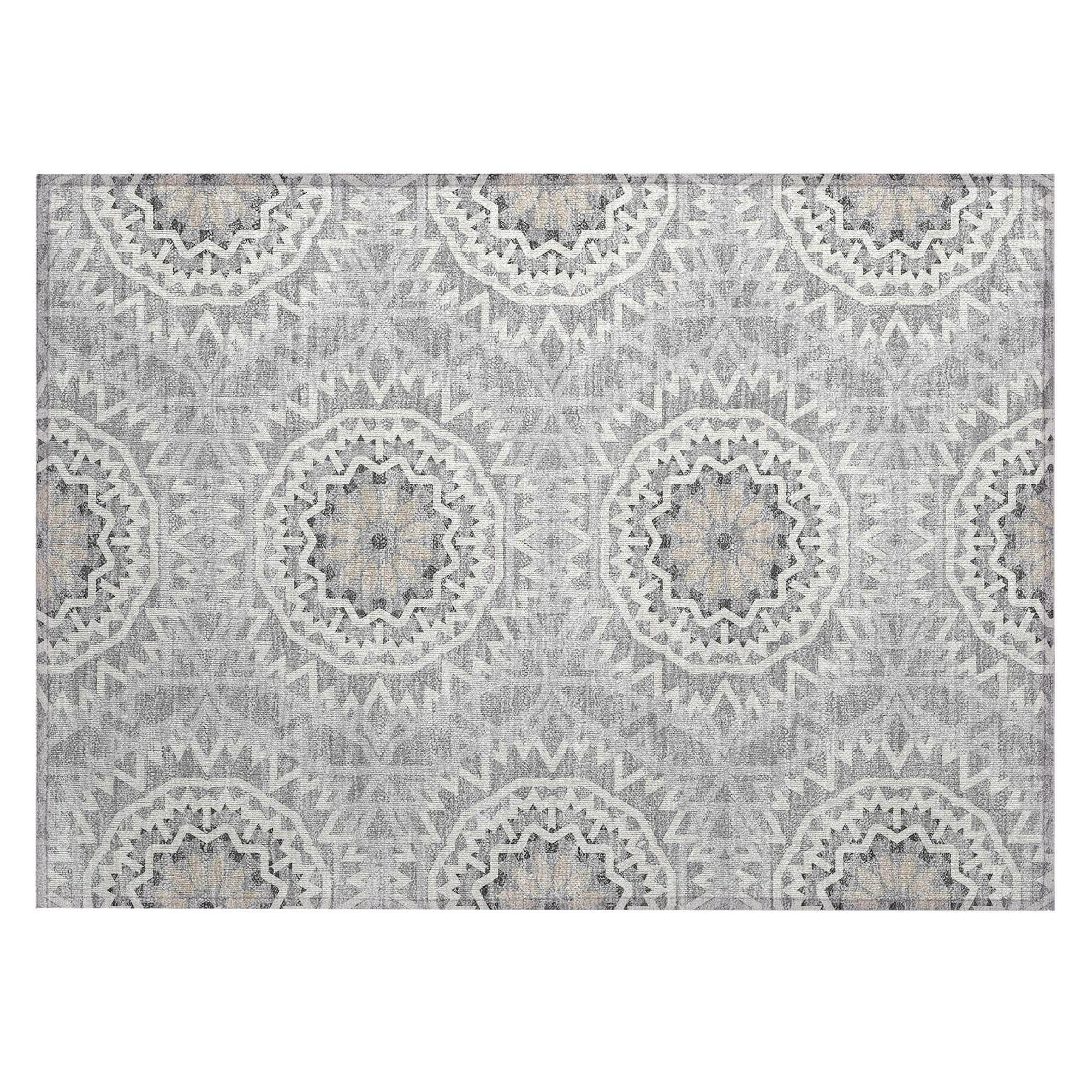 Machine Made ACN619 Gray Rugs