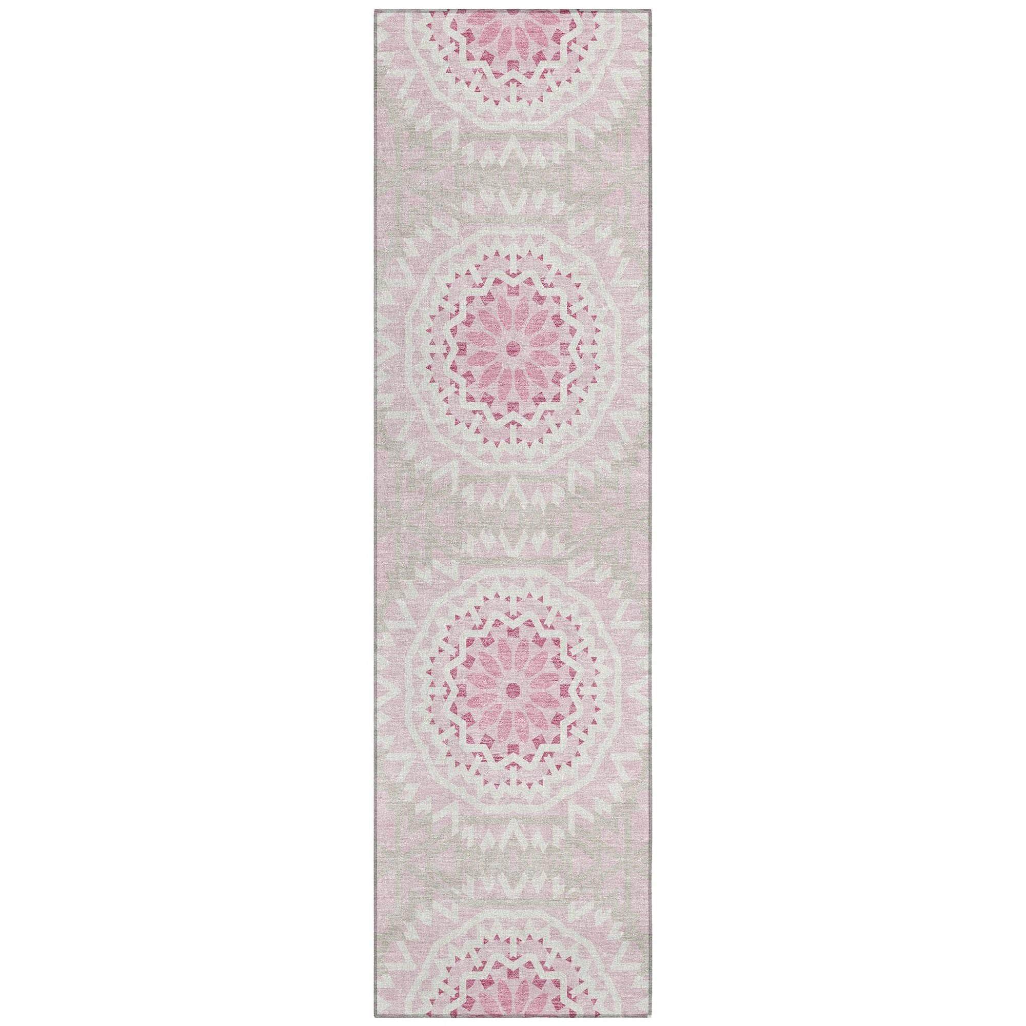 Machine Made ACN619 Pink Rugs