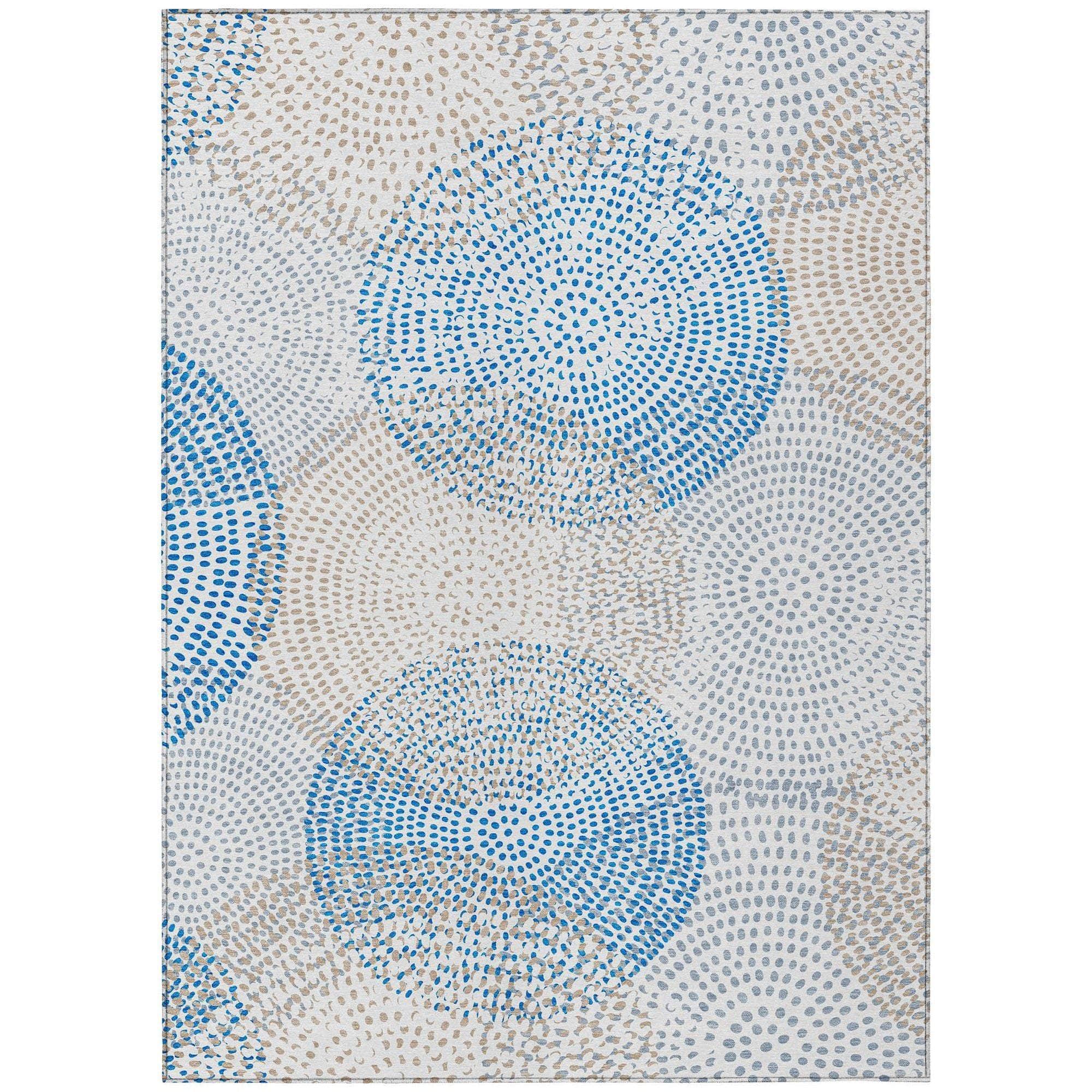 Machine Made ACN586 Ivory Rugs