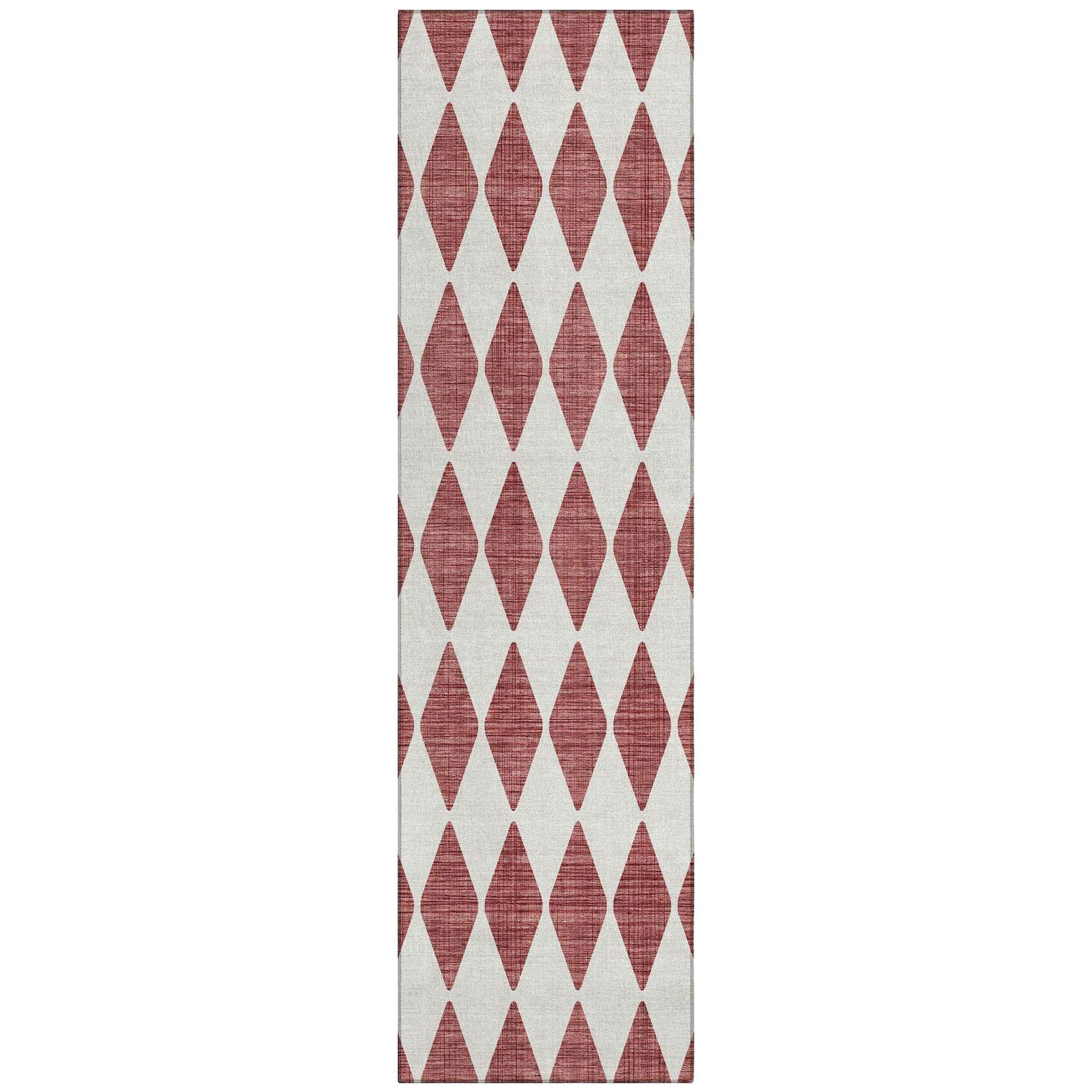 Machine Made ACN578 Burgundy Red Rugs