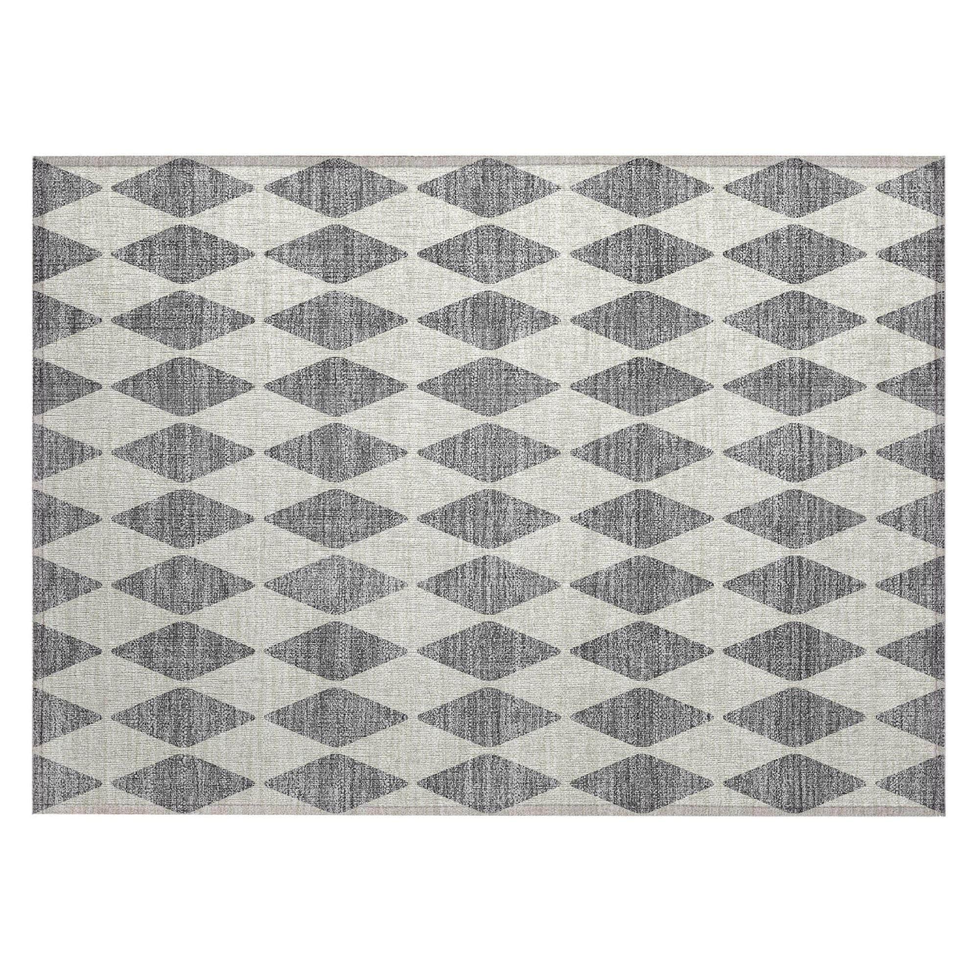 Machine Made ACN578 Gray Rugs