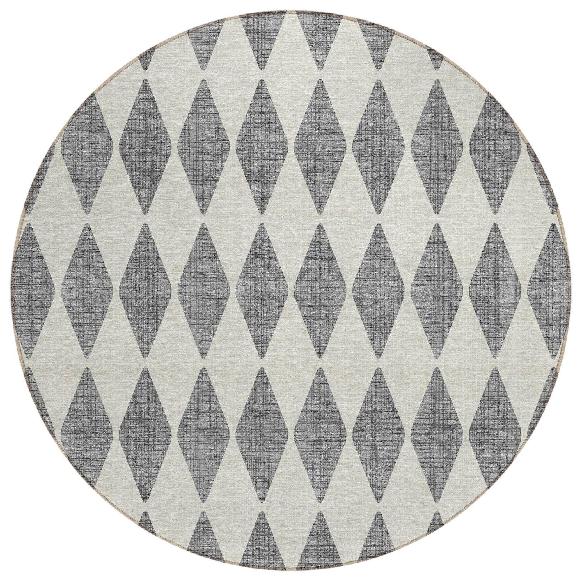 Machine Made ACN578 Gray Rugs