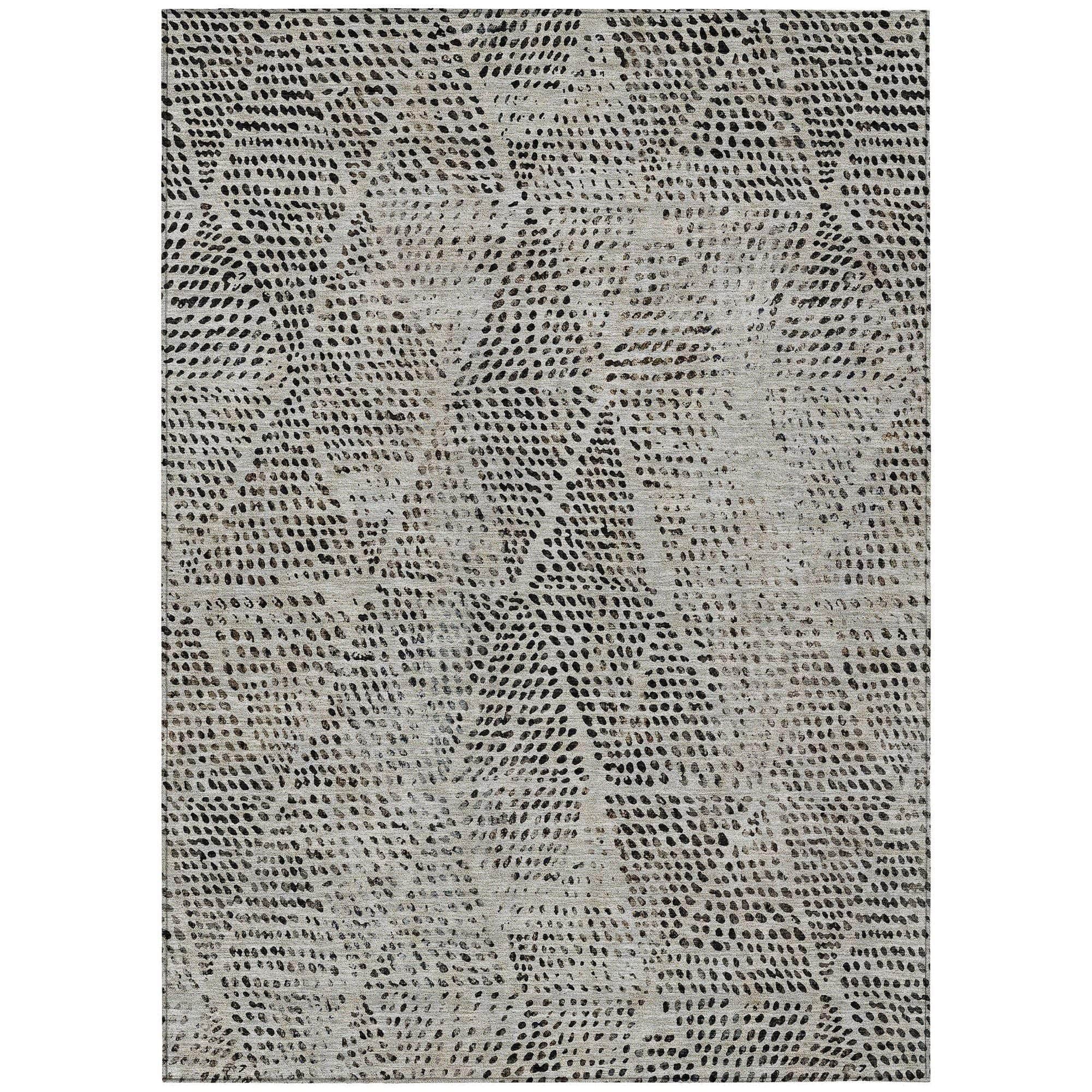 Machine Made ACN591 Gray Rugs