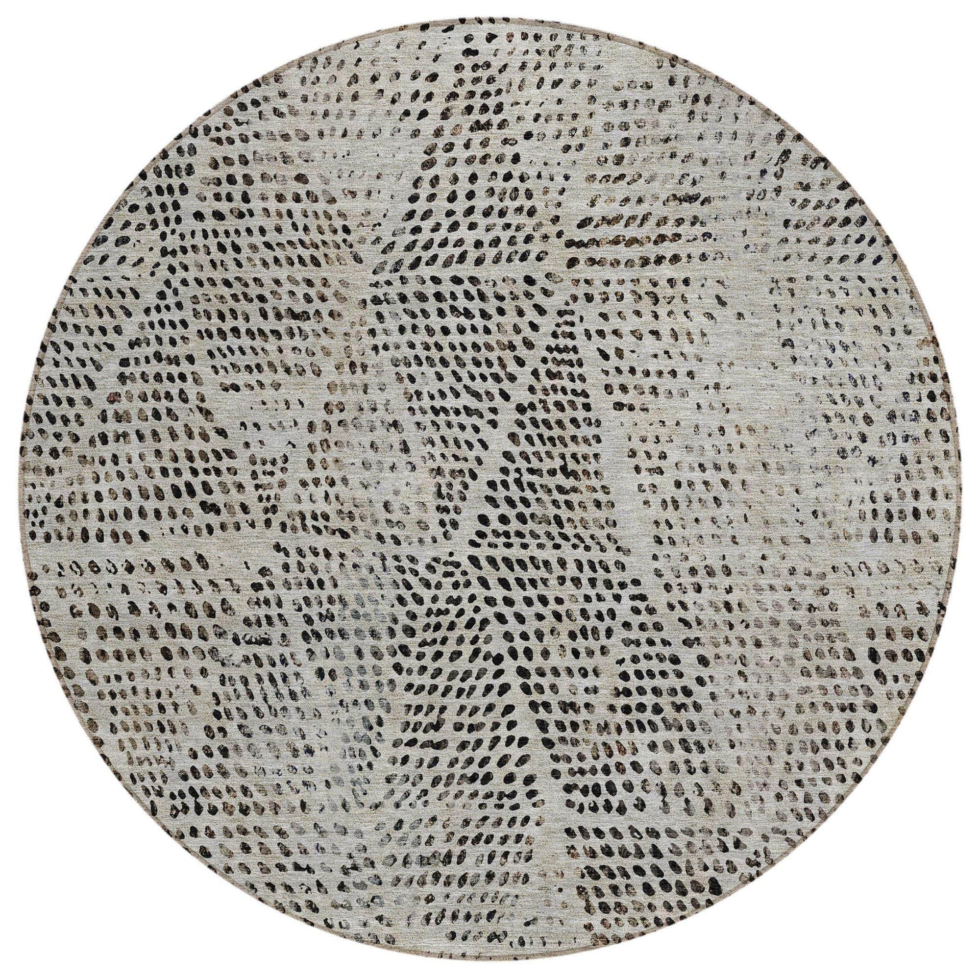 Machine Made ACN591 Gray Rugs