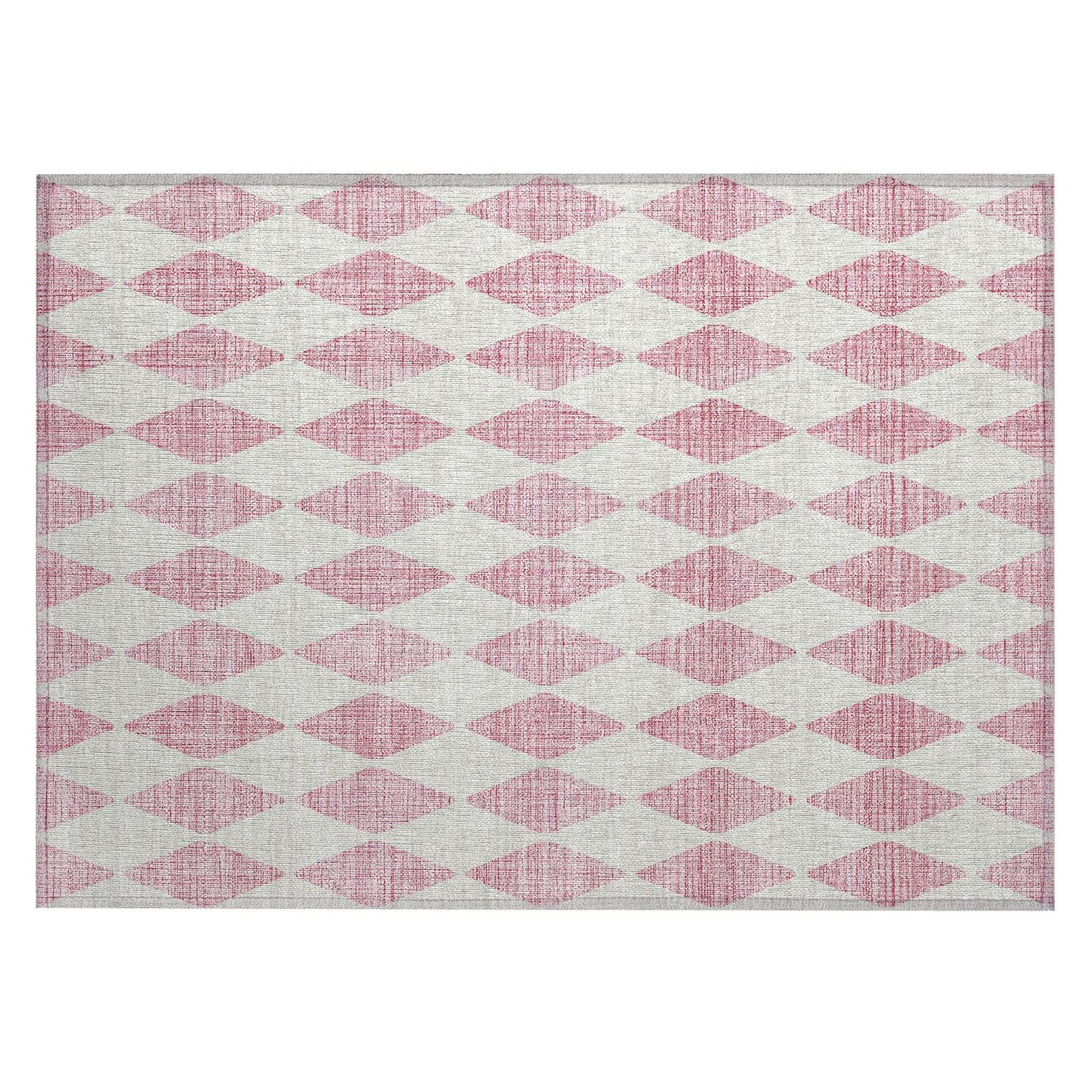 Machine Made ACN578 Pink Rugs