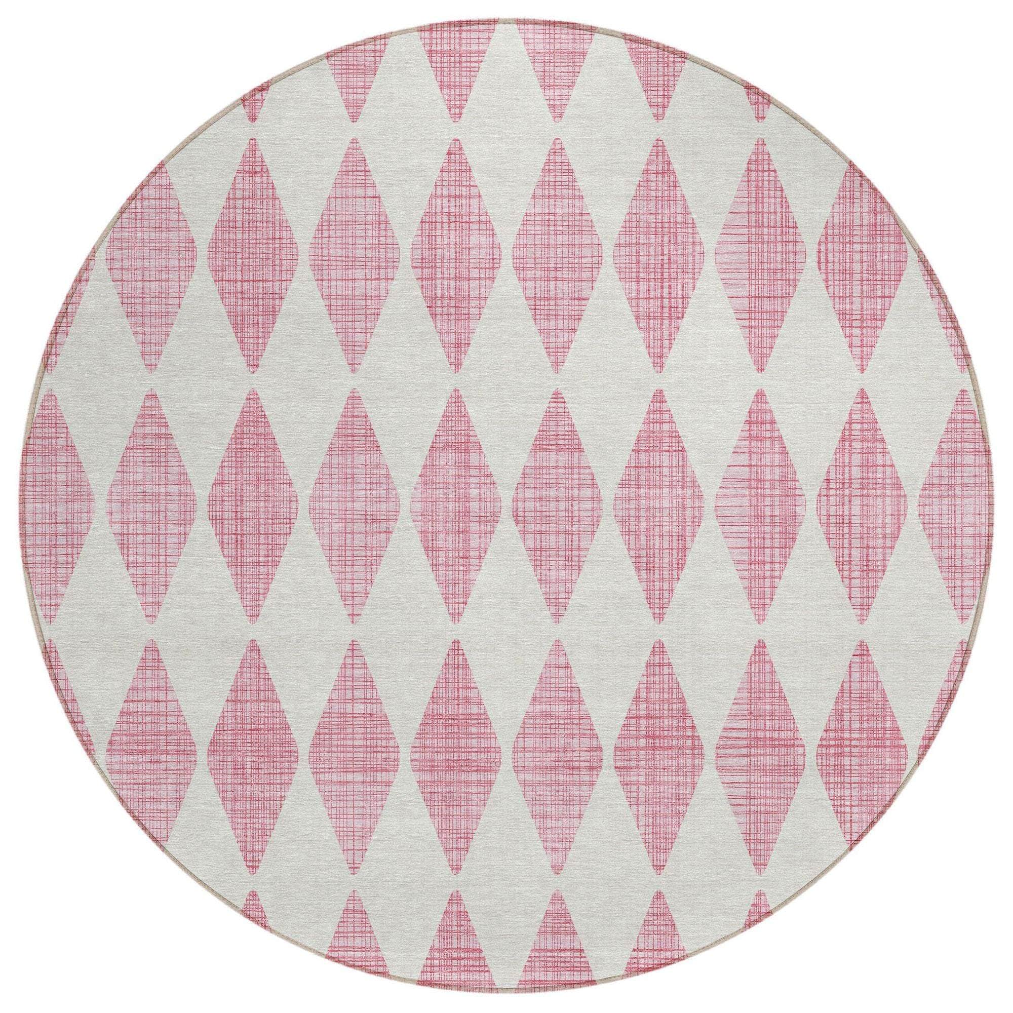 Machine Made ACN578 Pink Rugs
