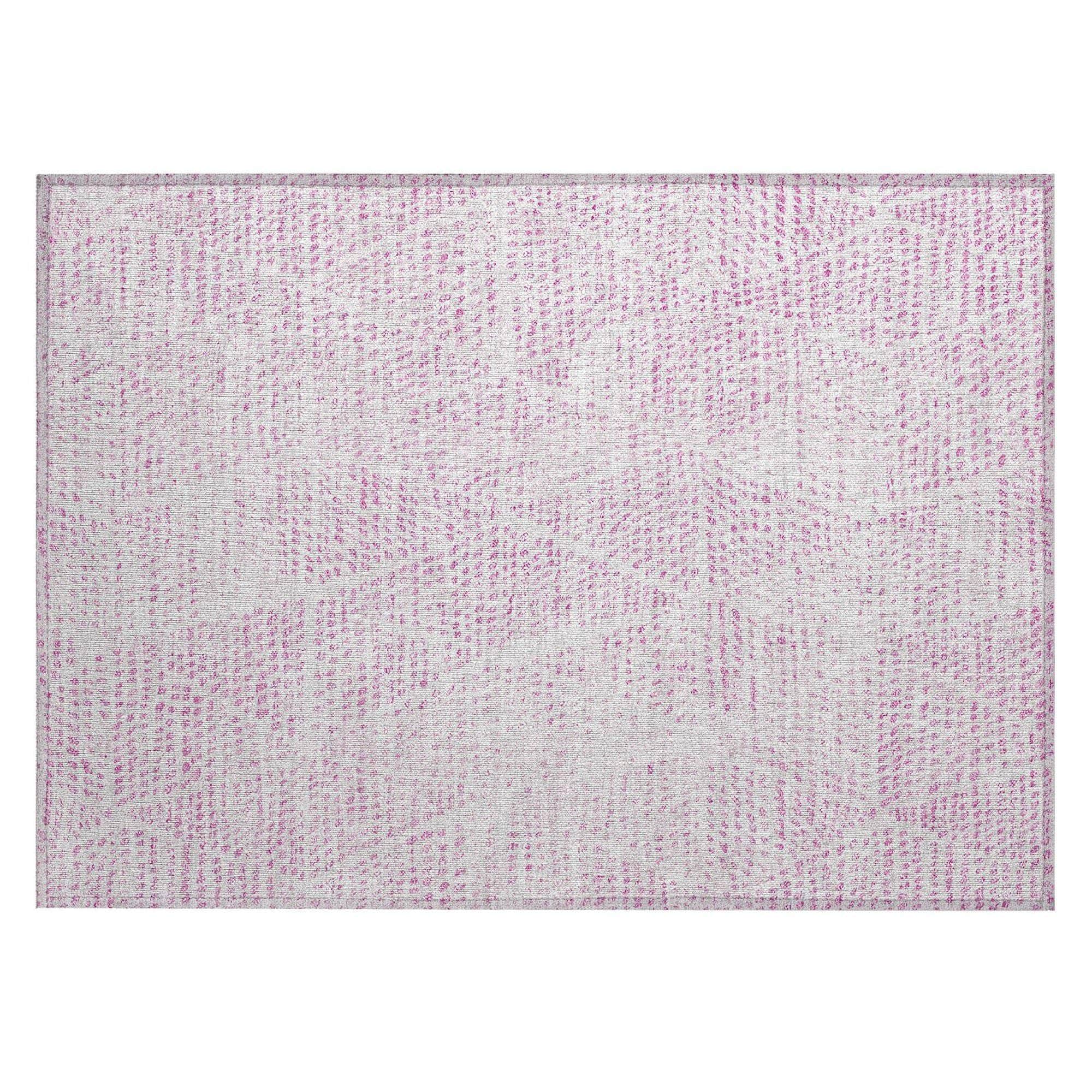 Machine Made ACN591 Pink Rugs
