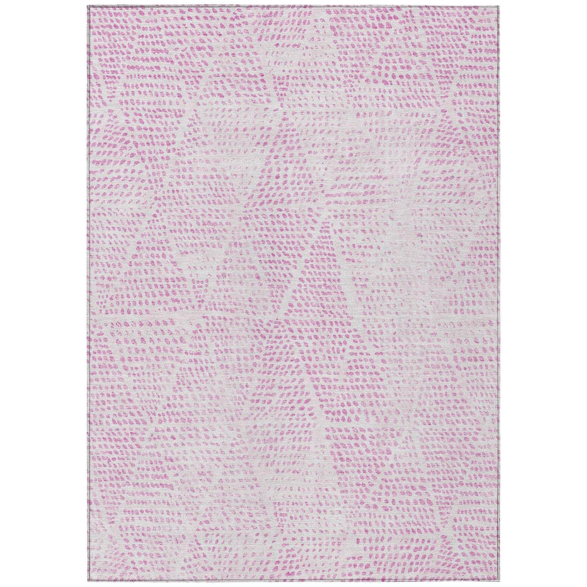 Machine Made ACN591 Pink Rugs