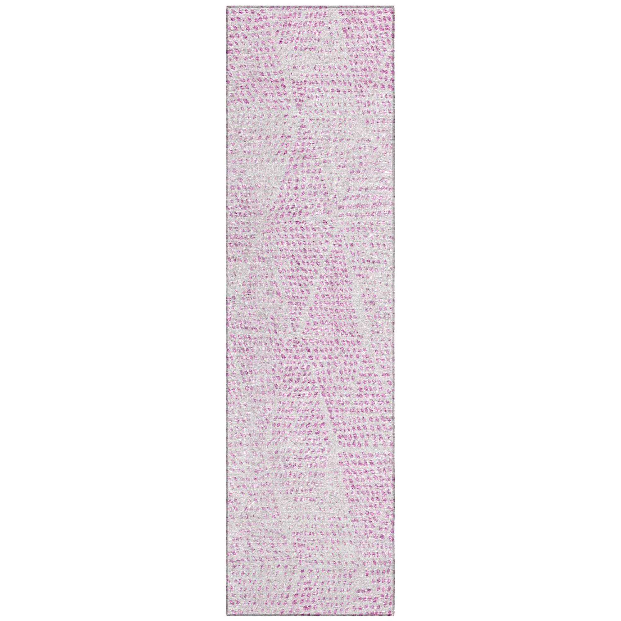 Machine Made ACN591 Pink Rugs