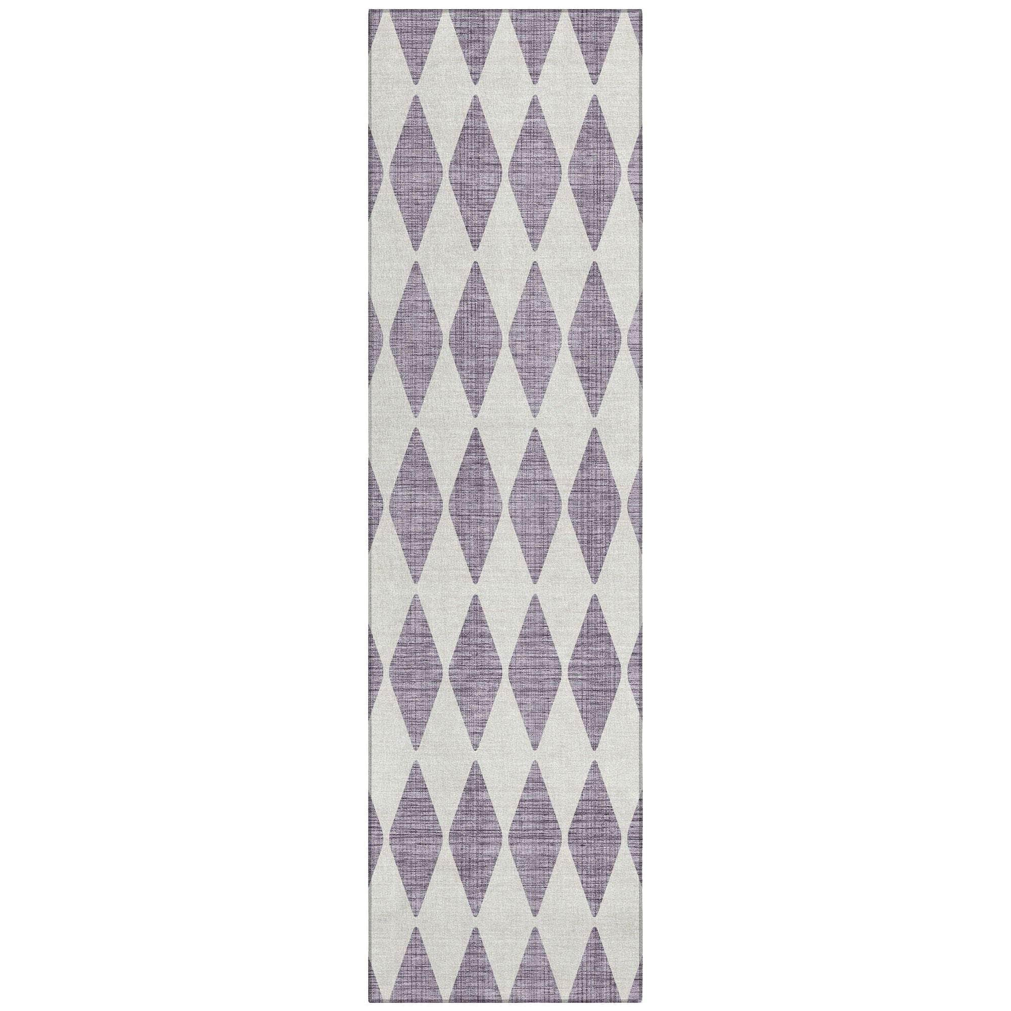 Machine Made ACN578 Purple Rugs