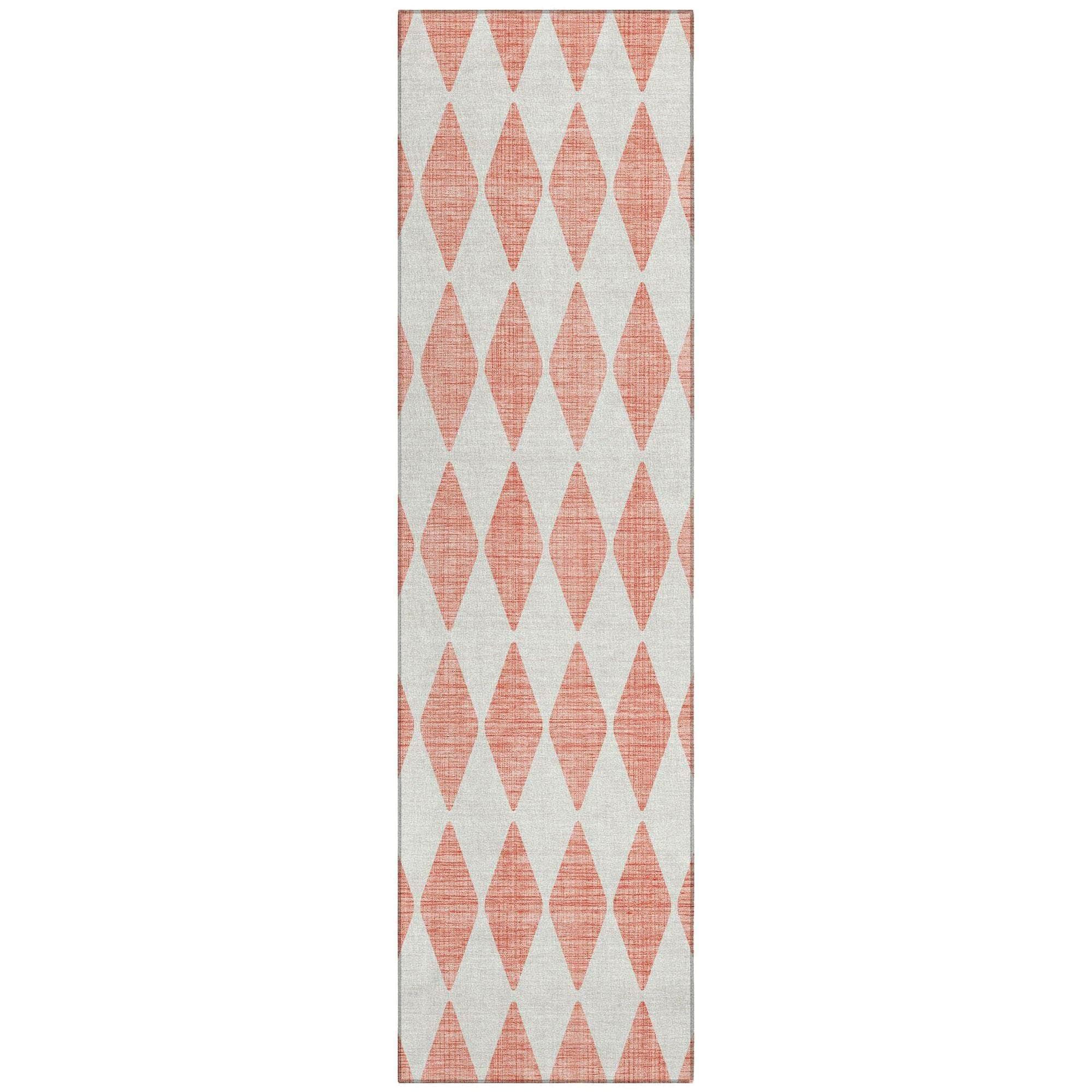 Machine Made ACN578 Salmon Orange Rugs