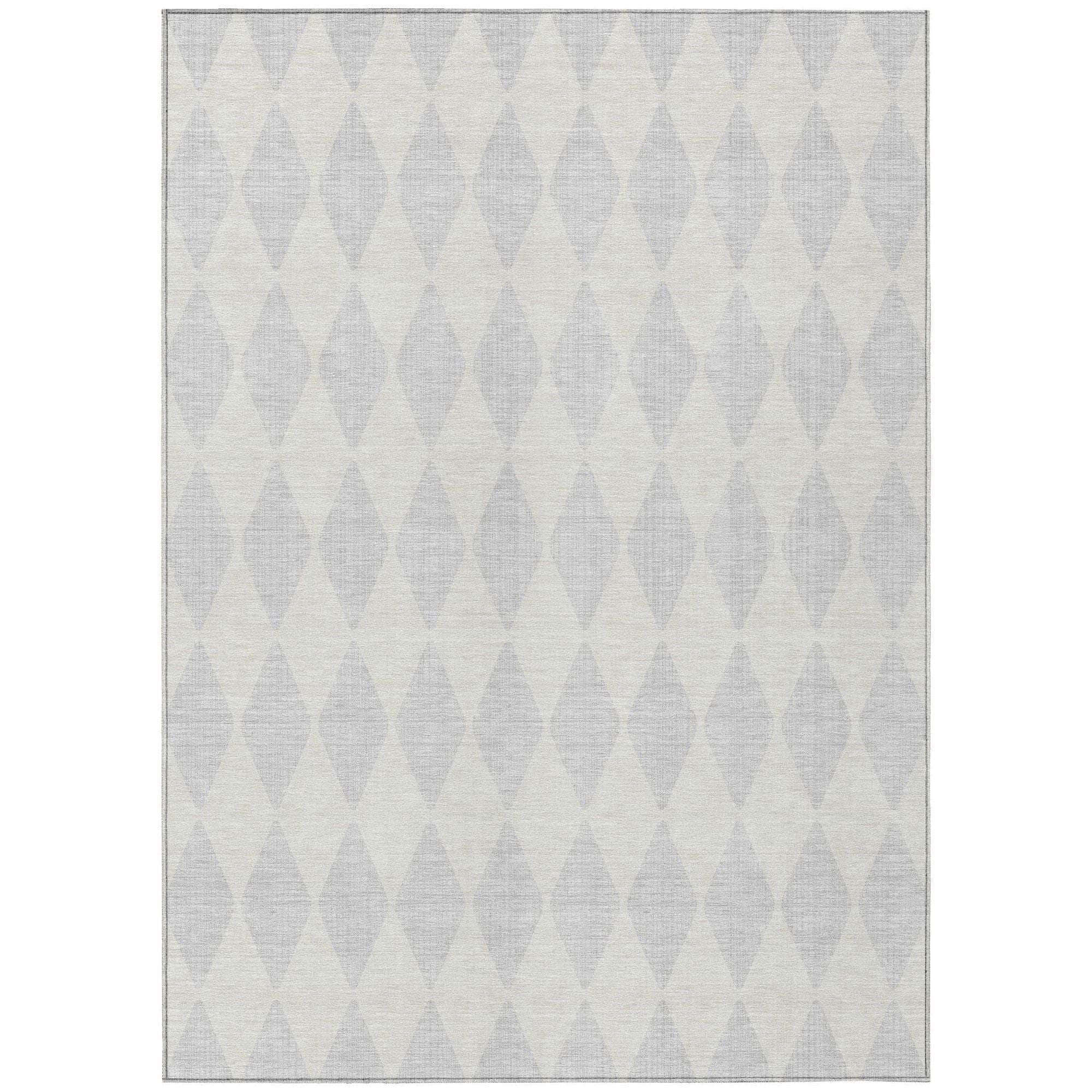 Machine Made ACN578 Silver Gray Rugs