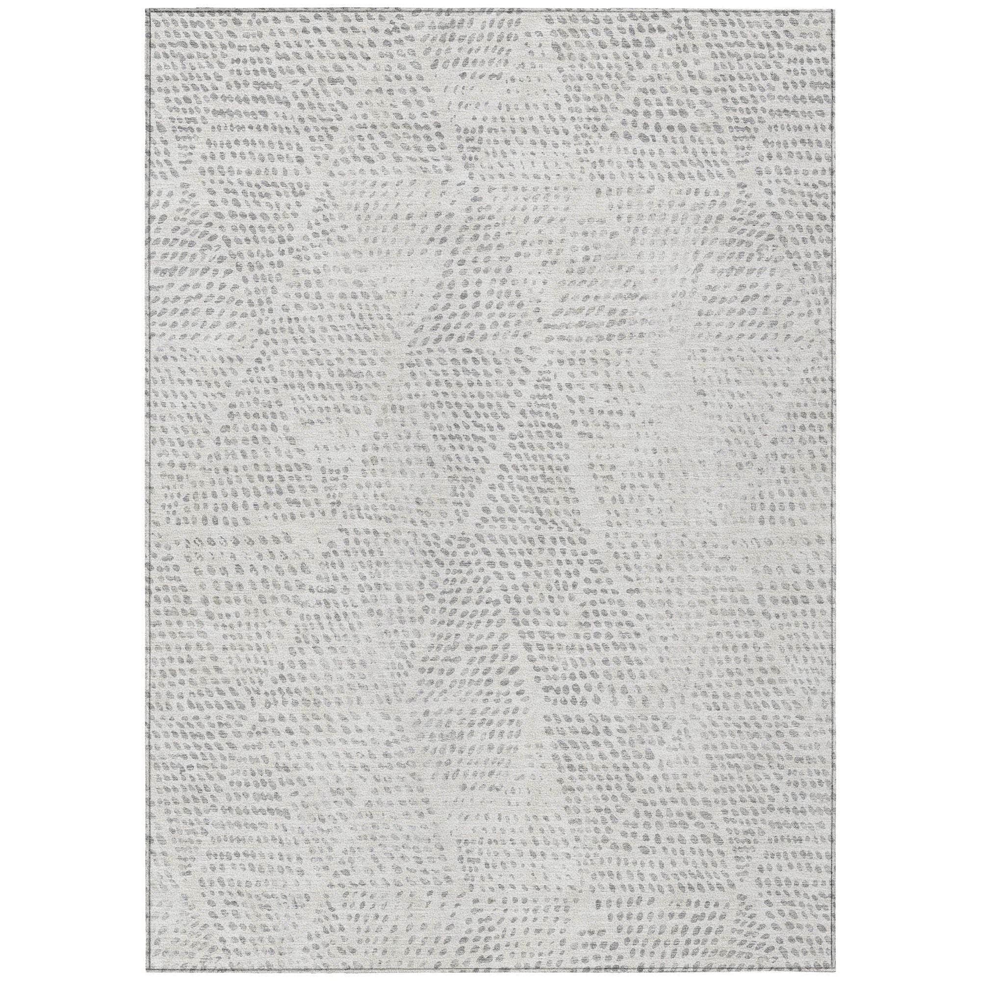 Machine Made ACN591 Silver Gray Rugs