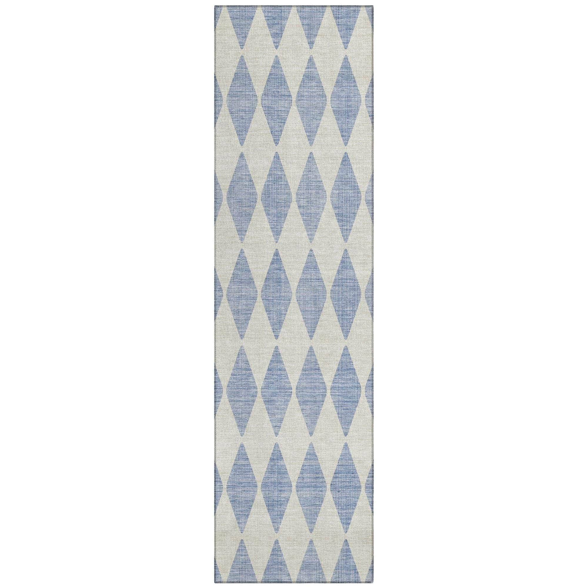 Machine Made ACN578 Sky Blue Rugs