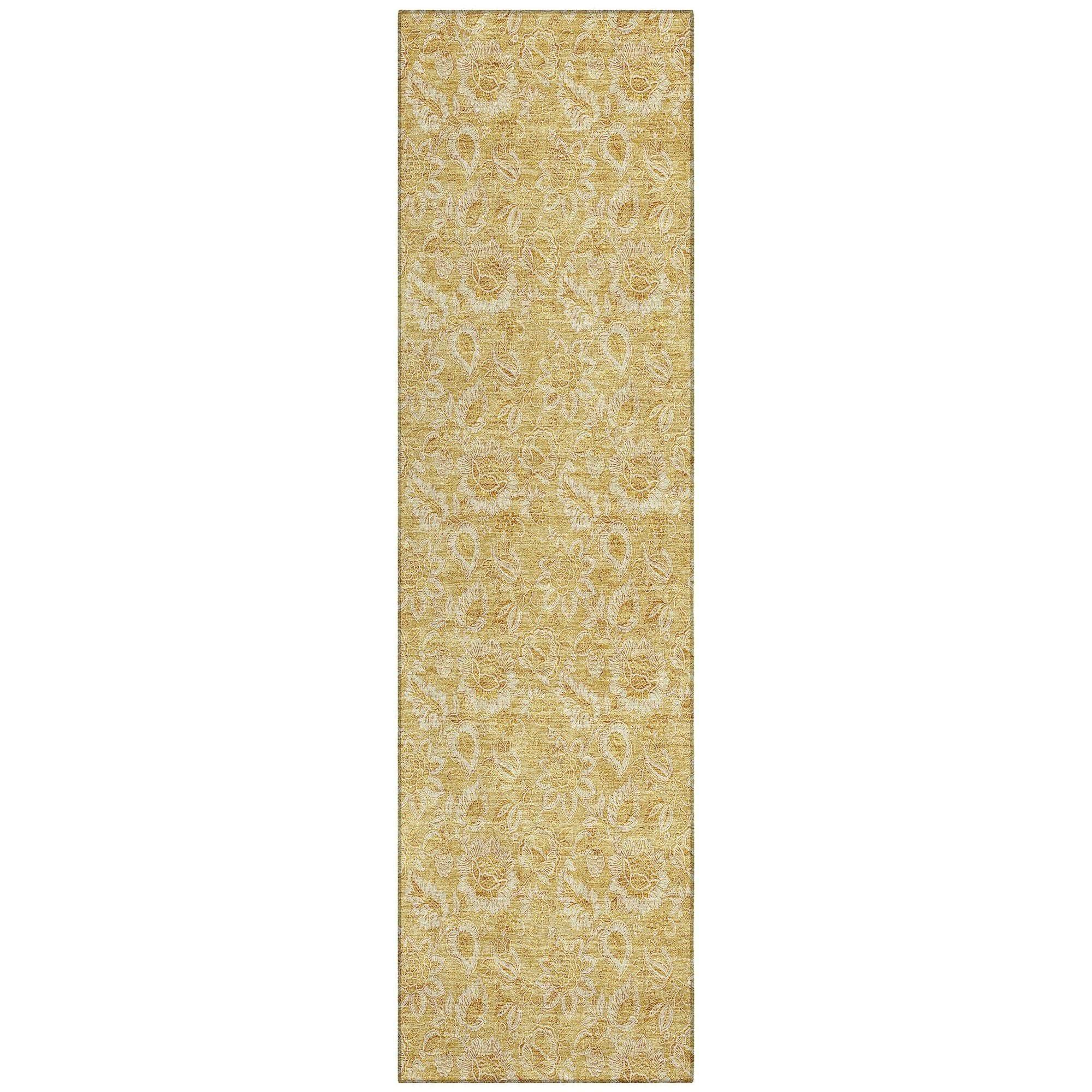 Machine Made ACN661 Gold Rugs