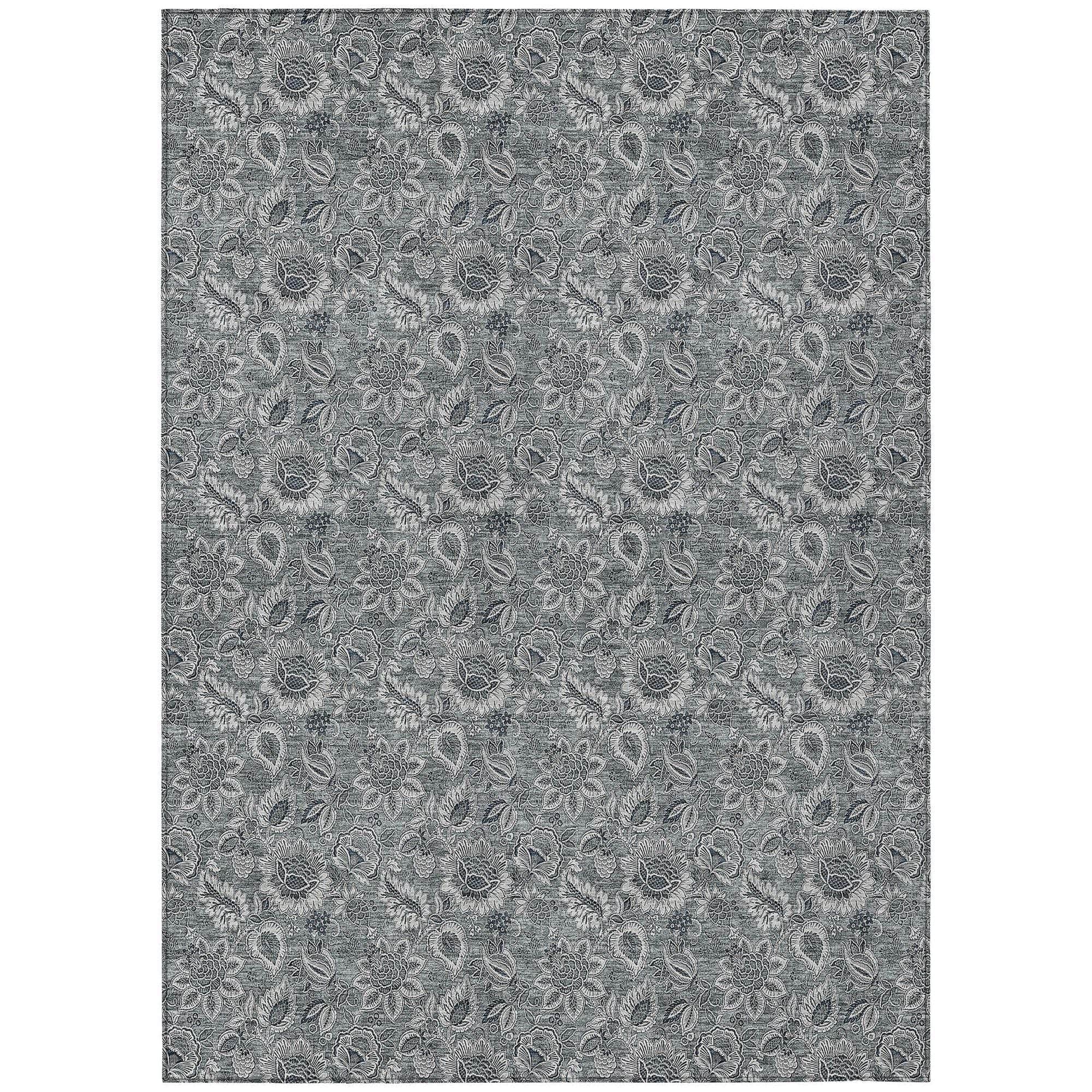 Machine Made ACN661 Gray Rugs