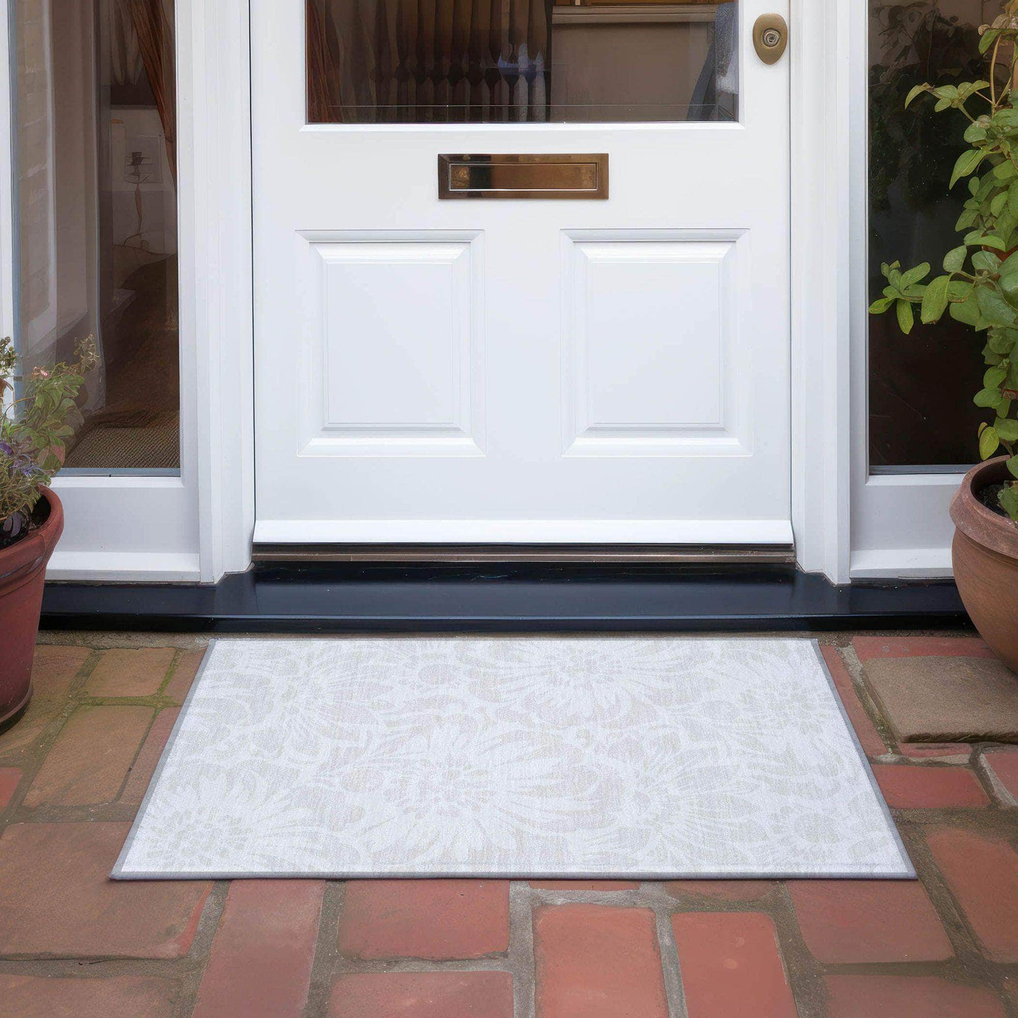 Machine Made ACN551 Ivory Rugs