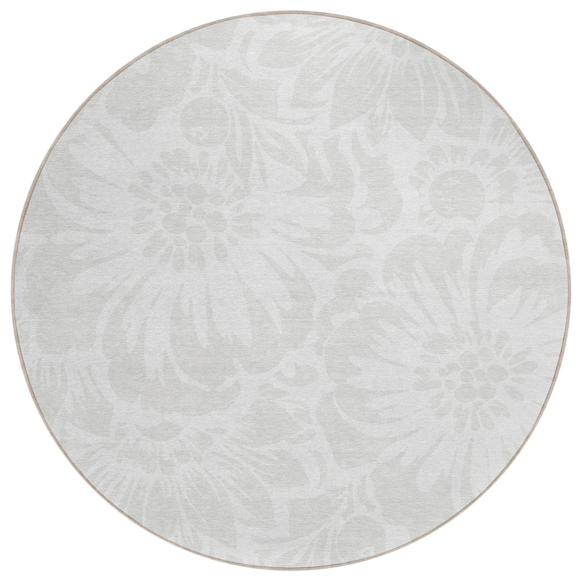 Machine Made ACN551 Ivory Rugs