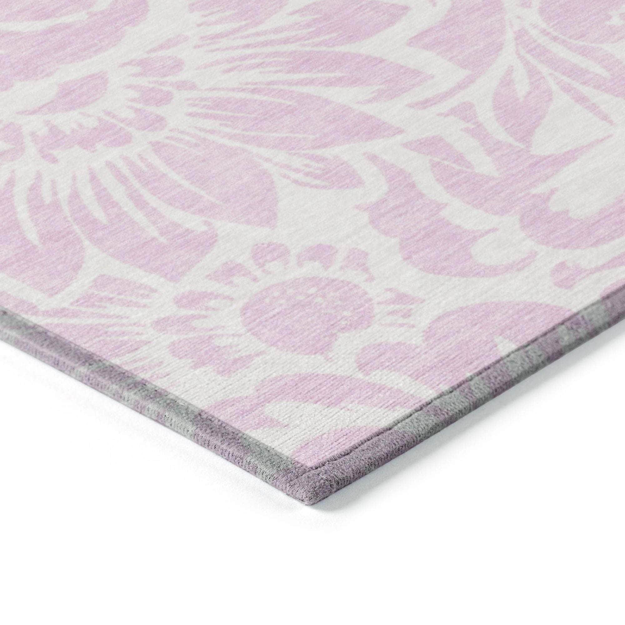 Machine Made ACN551 Pink Rugs