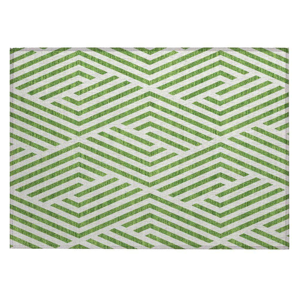 Machine Made ACN550 Graphite Gray Rugs